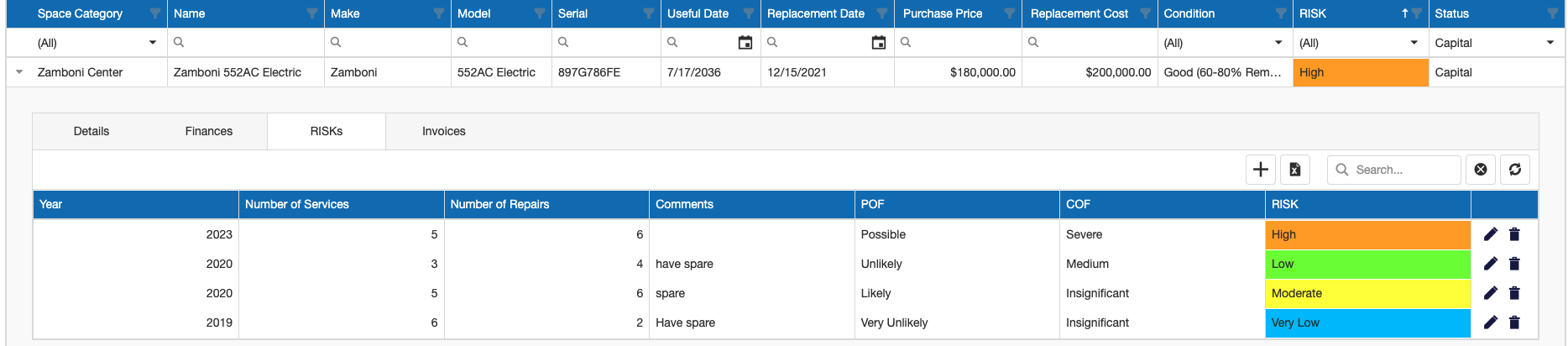 Modules — RFAM - Recreation Facility Asset Management