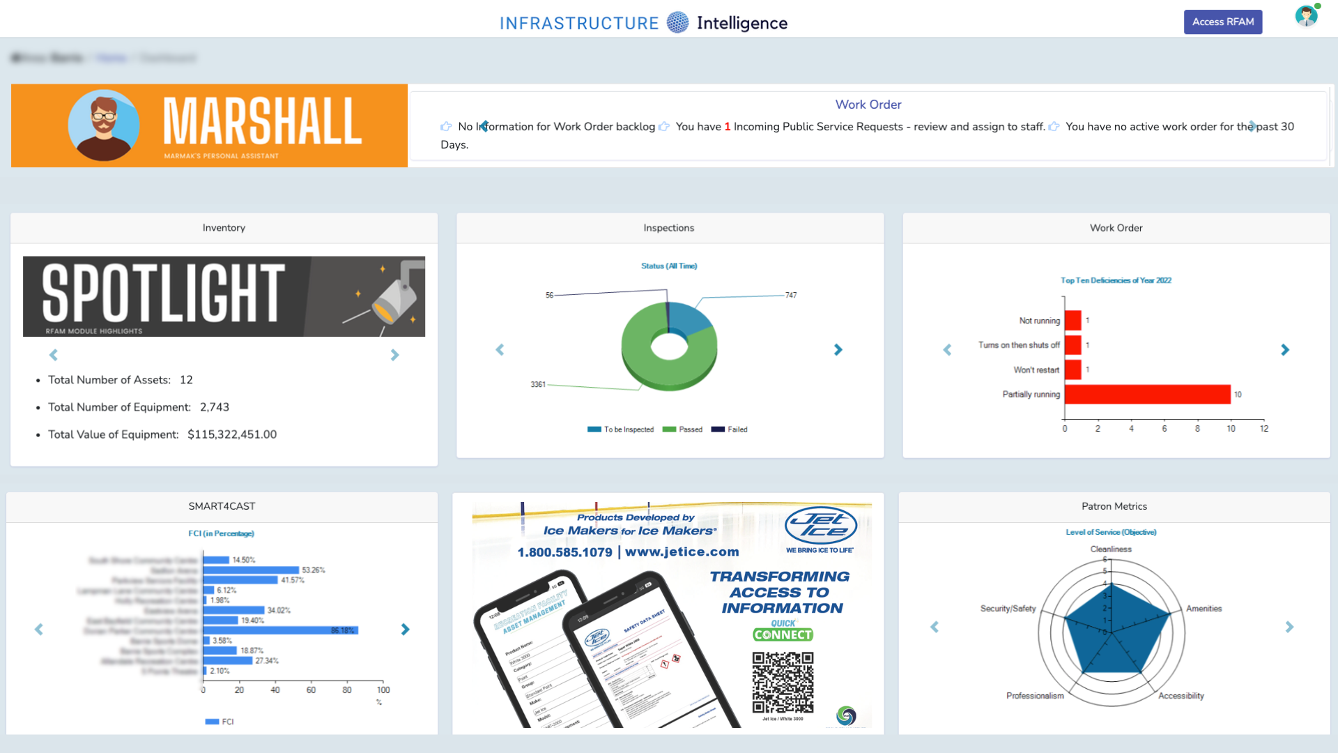 Modules — RFAM - Recreation Facility Asset Management