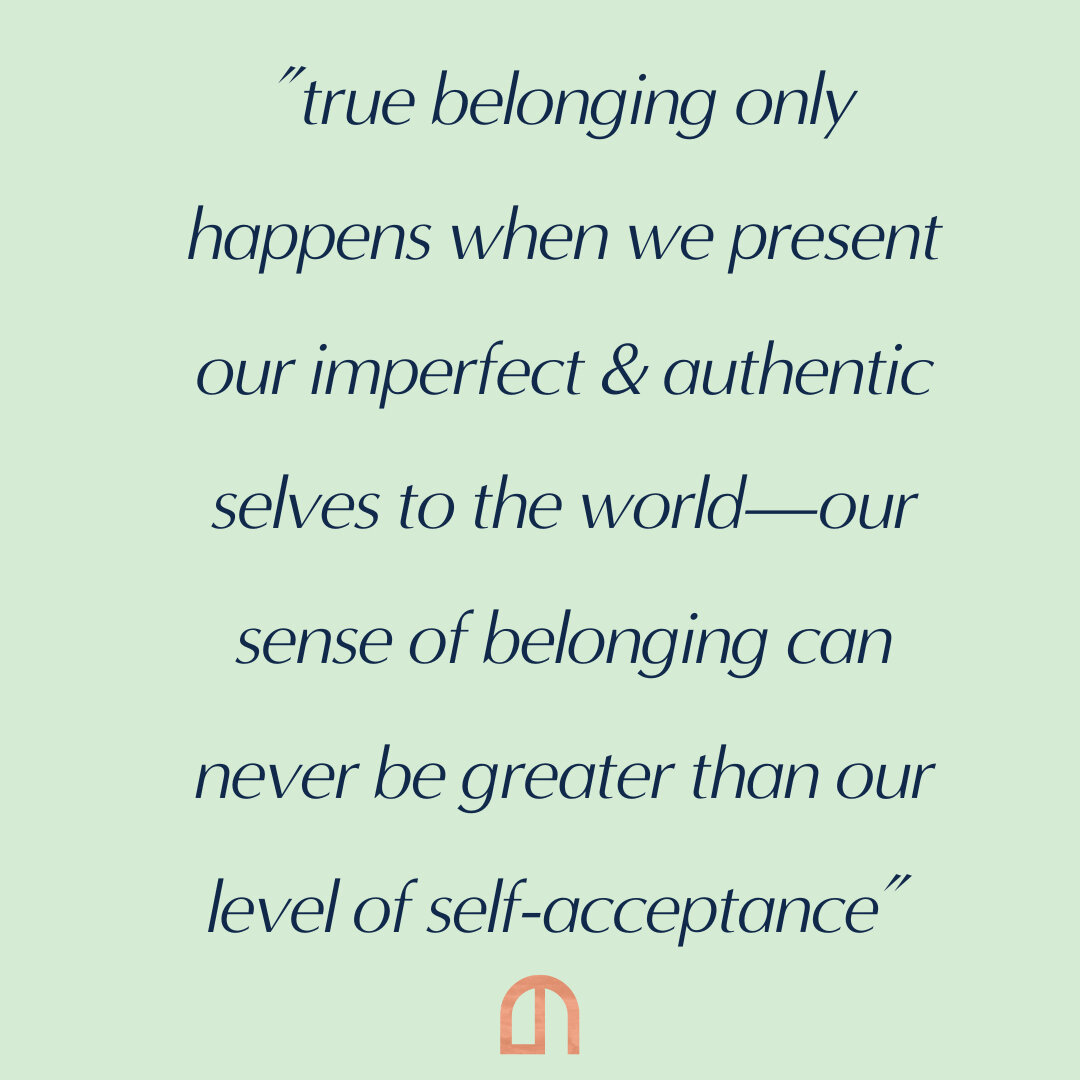 Bren&eacute; Brown's &quot;Braving the Wilderness: The Quest for True Belonging and the Courage to Stand Alone&quot; is such a powerful read. She reminds us that true belonging only happens when we show up as our imperfect and authentic selves. ​​​​​