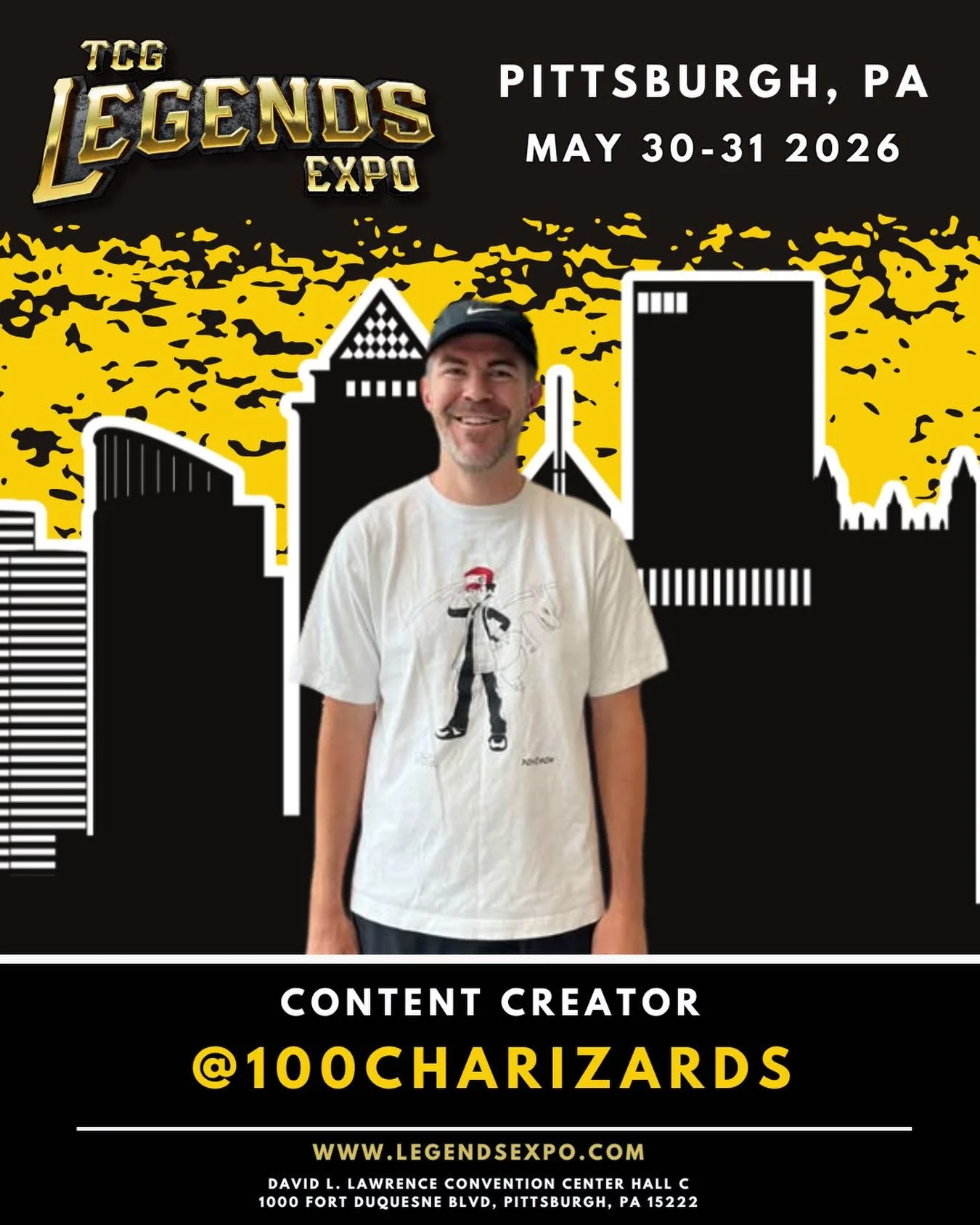 🚨 CONTENT CREATOR ANNOUNCEMENT 🚨

We are THRILLED to welcome @100charizards to TCG Legends Expo in Pittsburgh! 🔥✨

Andrew is a 90s kid and pop culture and nostalgia content creator with over 25K followers and a passion for the hobby that hits diff