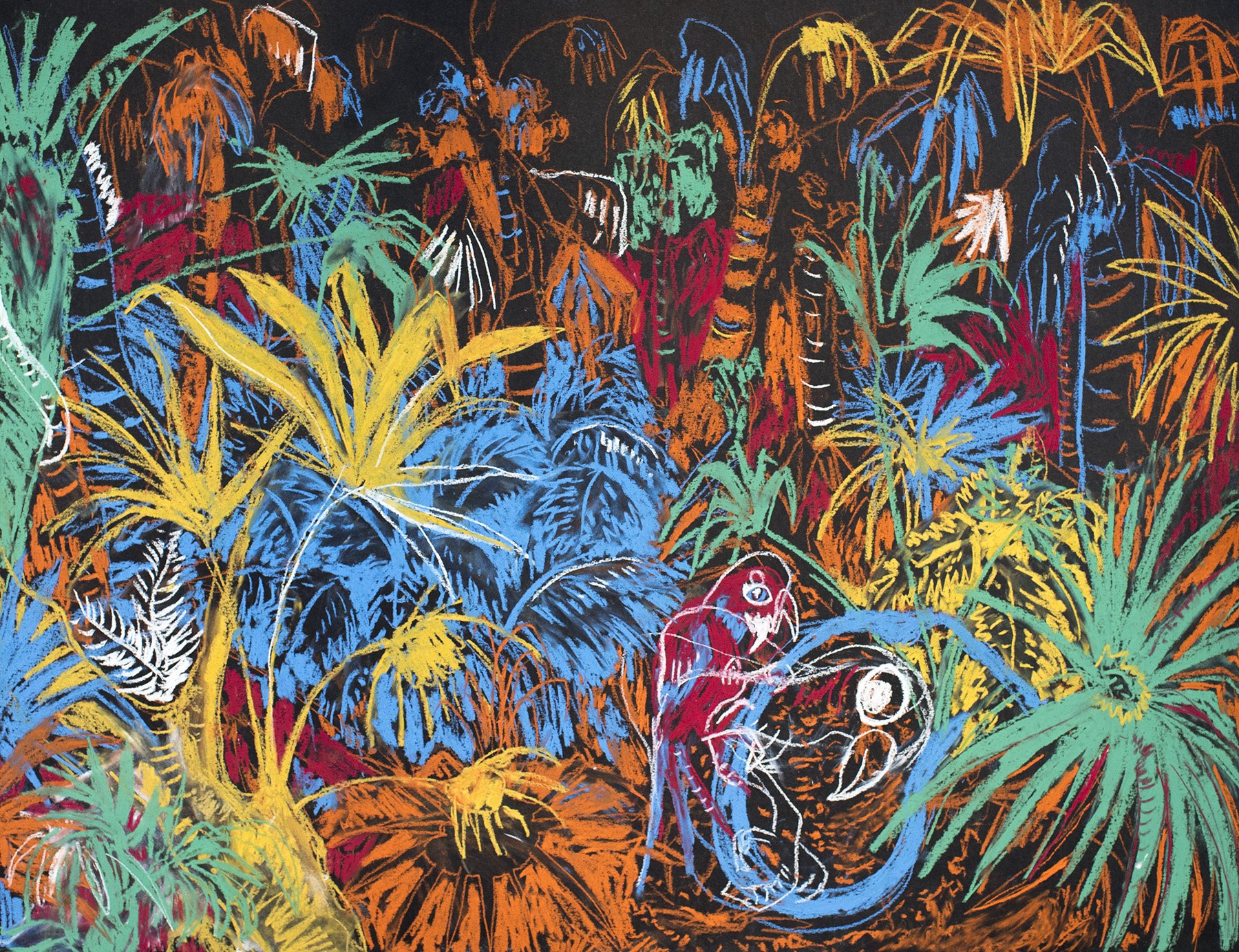 Palm Jungle
oil pastel on paper
50 x 65 cm
2018
$250
