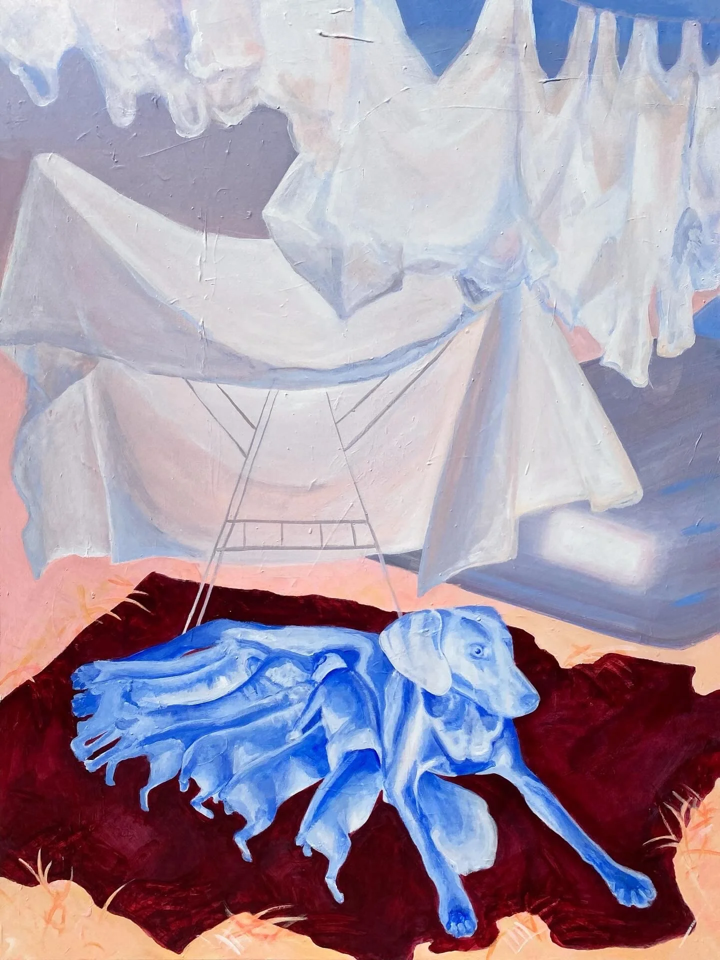 Grace Abounds All the More 36x48’2 acrylic on canvas 