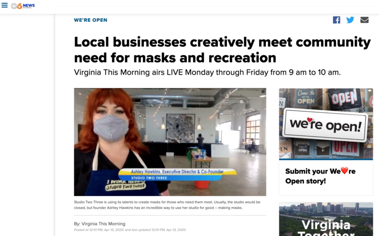 Local businesses creatively meet community need for masks and recreation