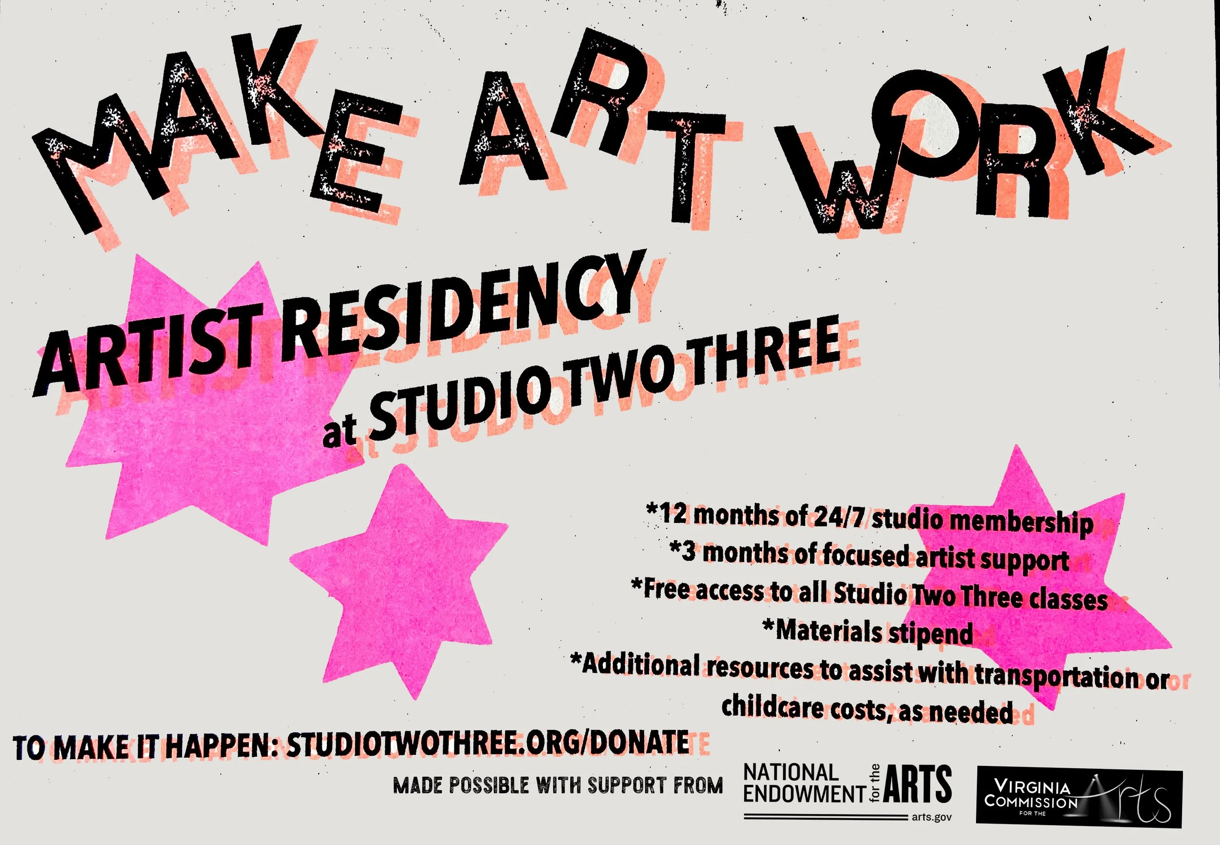 Meet our Make Art Work Artist Residents