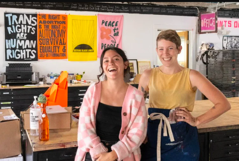 Studio Two Three printmaking supports abortion access