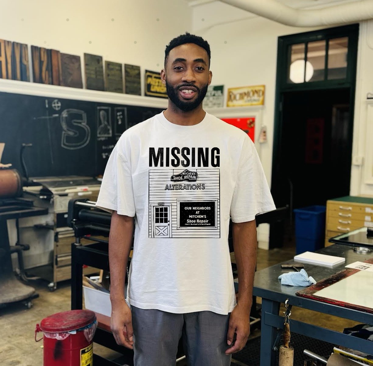 Mitchem's Shoe Repair Tshirt - Fundraiser
