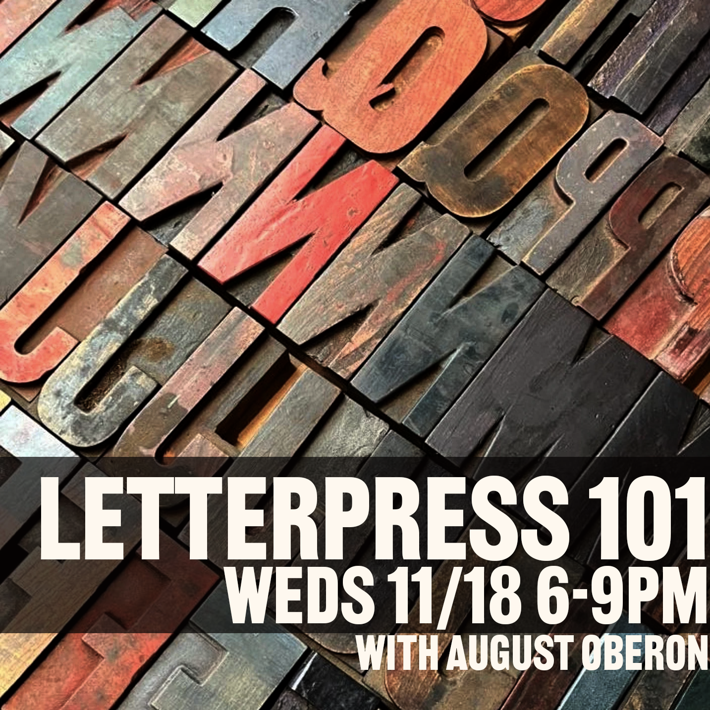 Letterpress 101 - 11/18