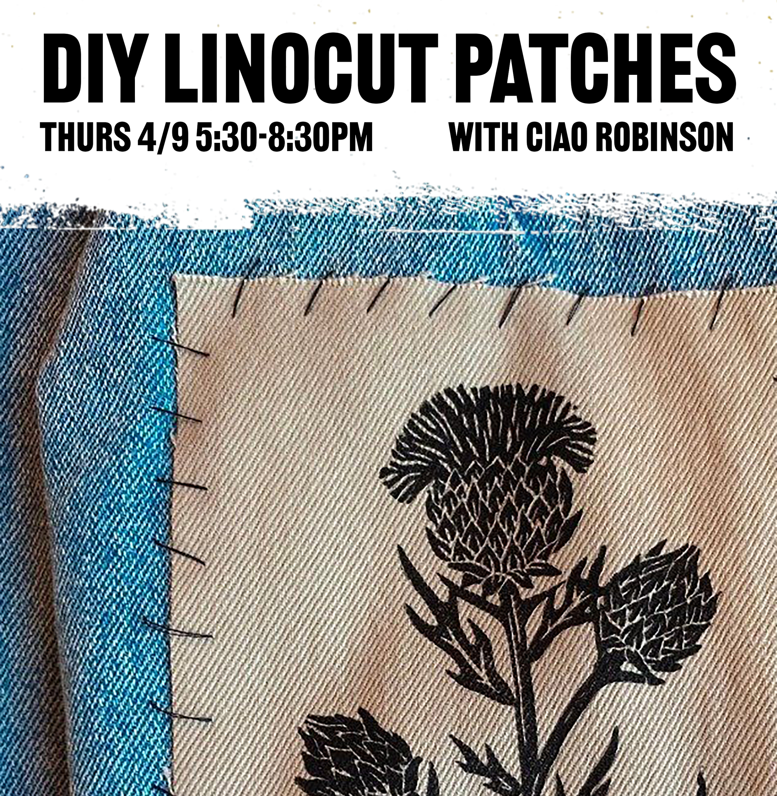 DIY Linocut Patches - 4/9