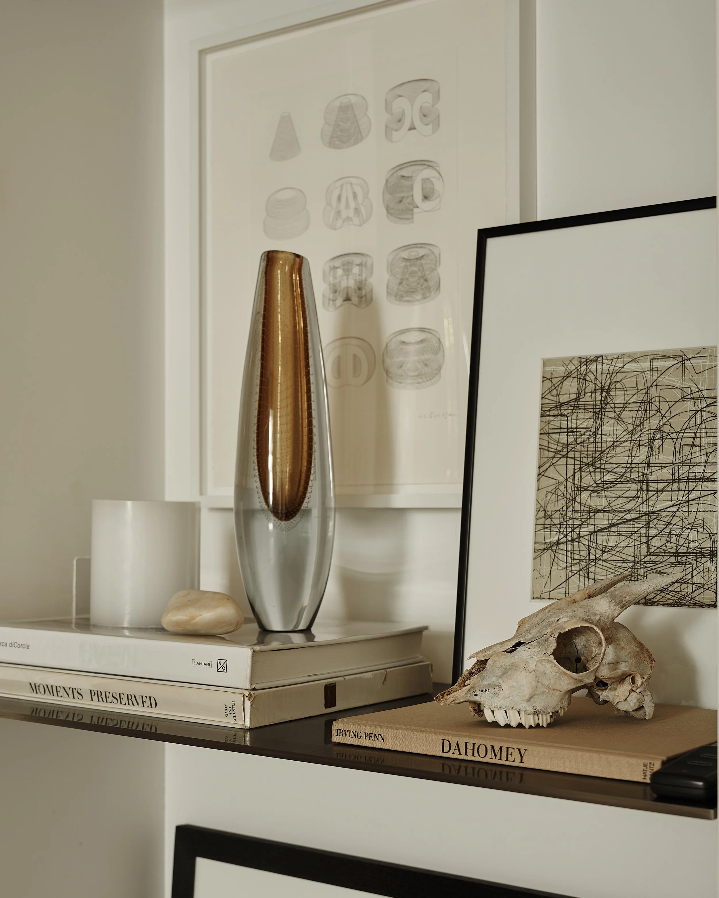 interior detail of fabien baron residence west village townhouse by JGNA