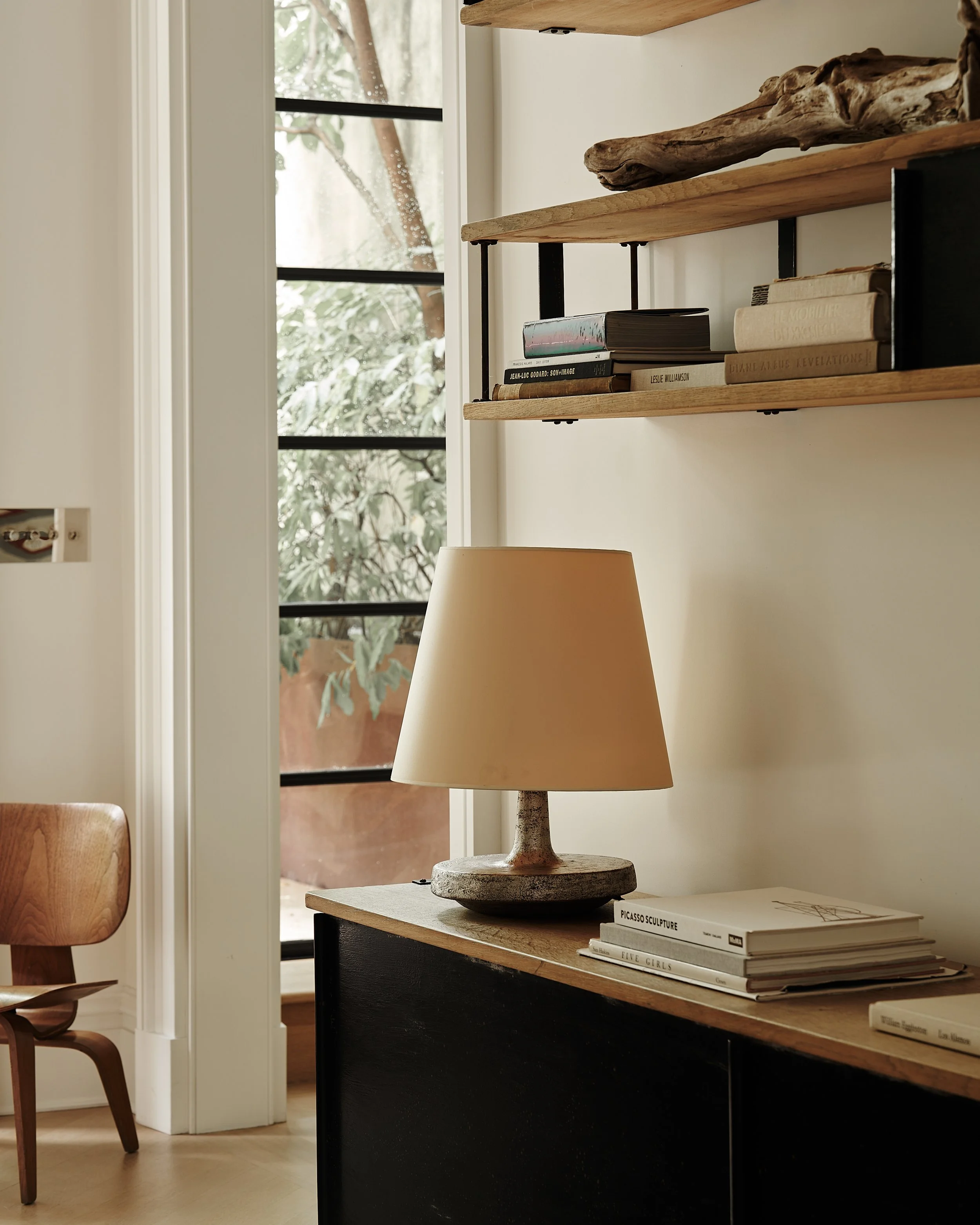 library room with custom shelving fabien baron residence by JGNA