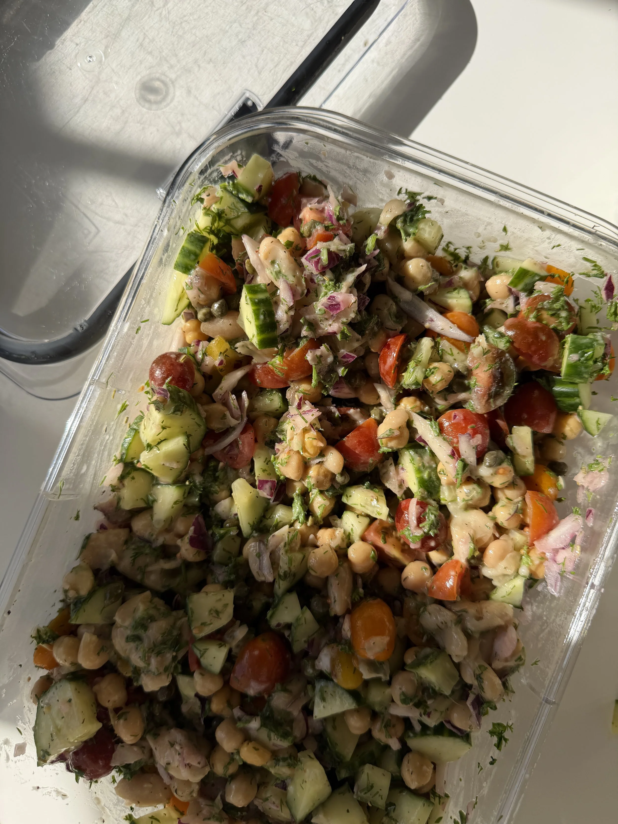 2-Bean Make Ahead Salad