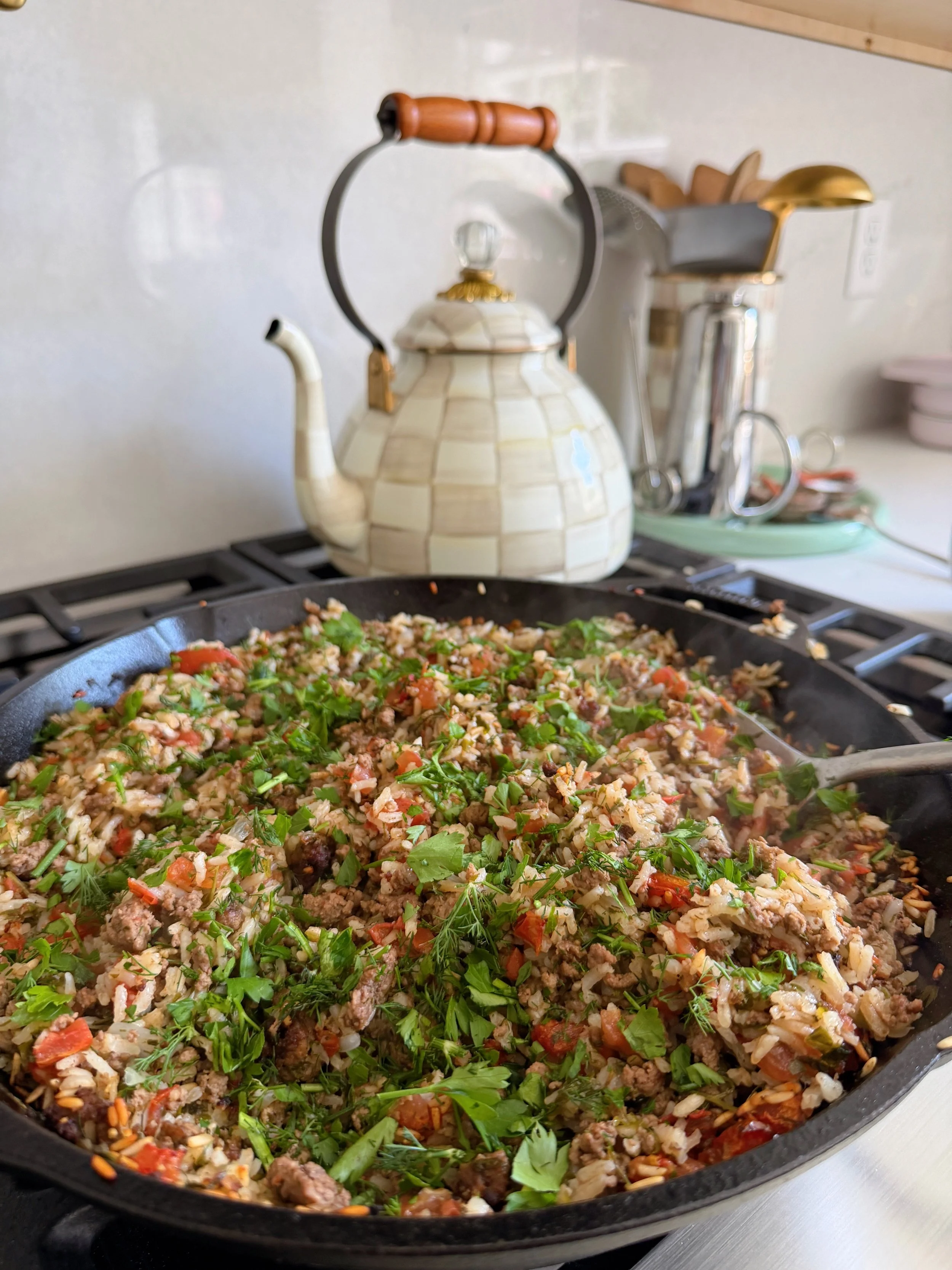 Greek Unstuffed Tomatoes