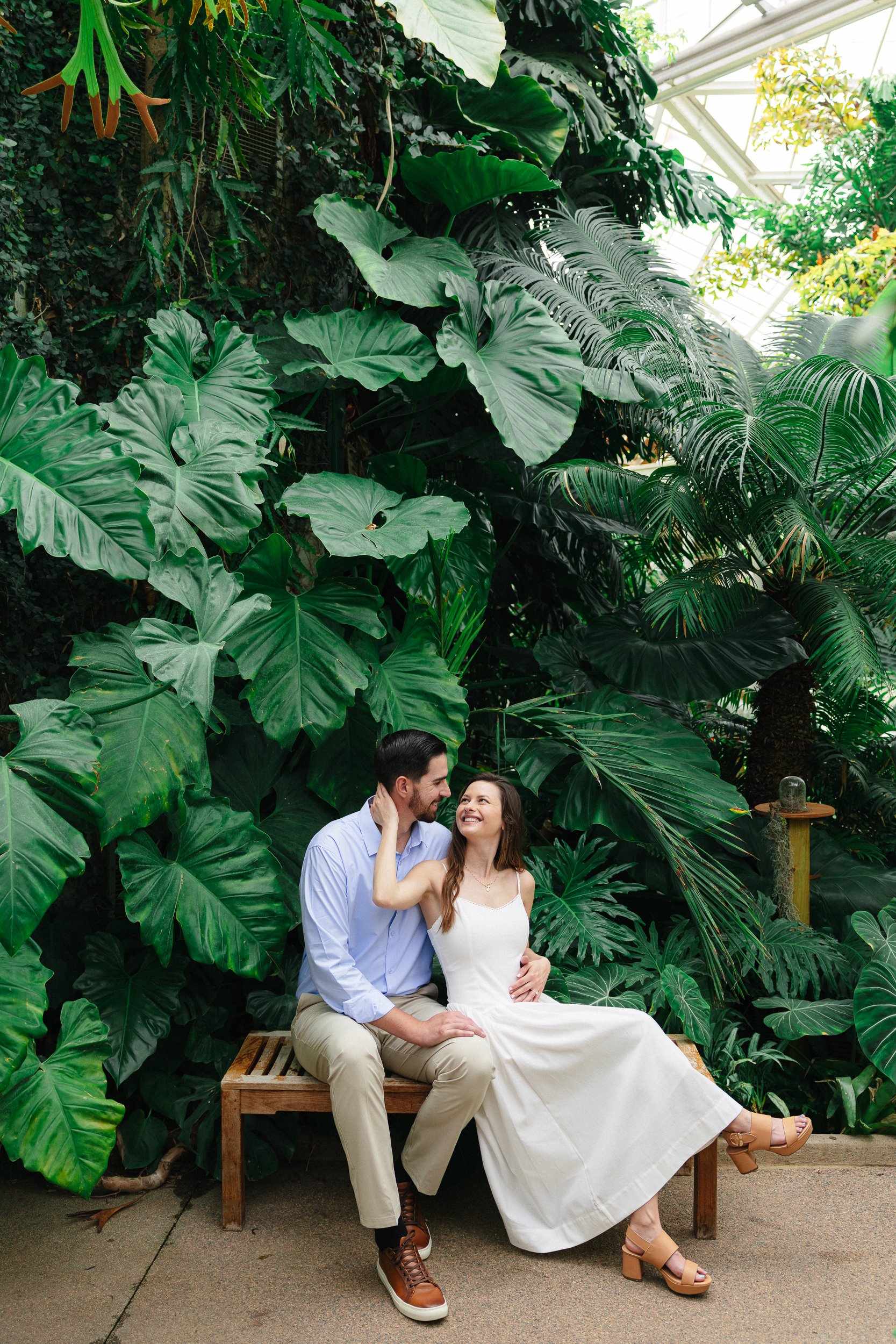EngagementSession at Daniel Stowe Conservancy, Belmont NC by nearby wedding photographer Michael Parks, ParksPictures