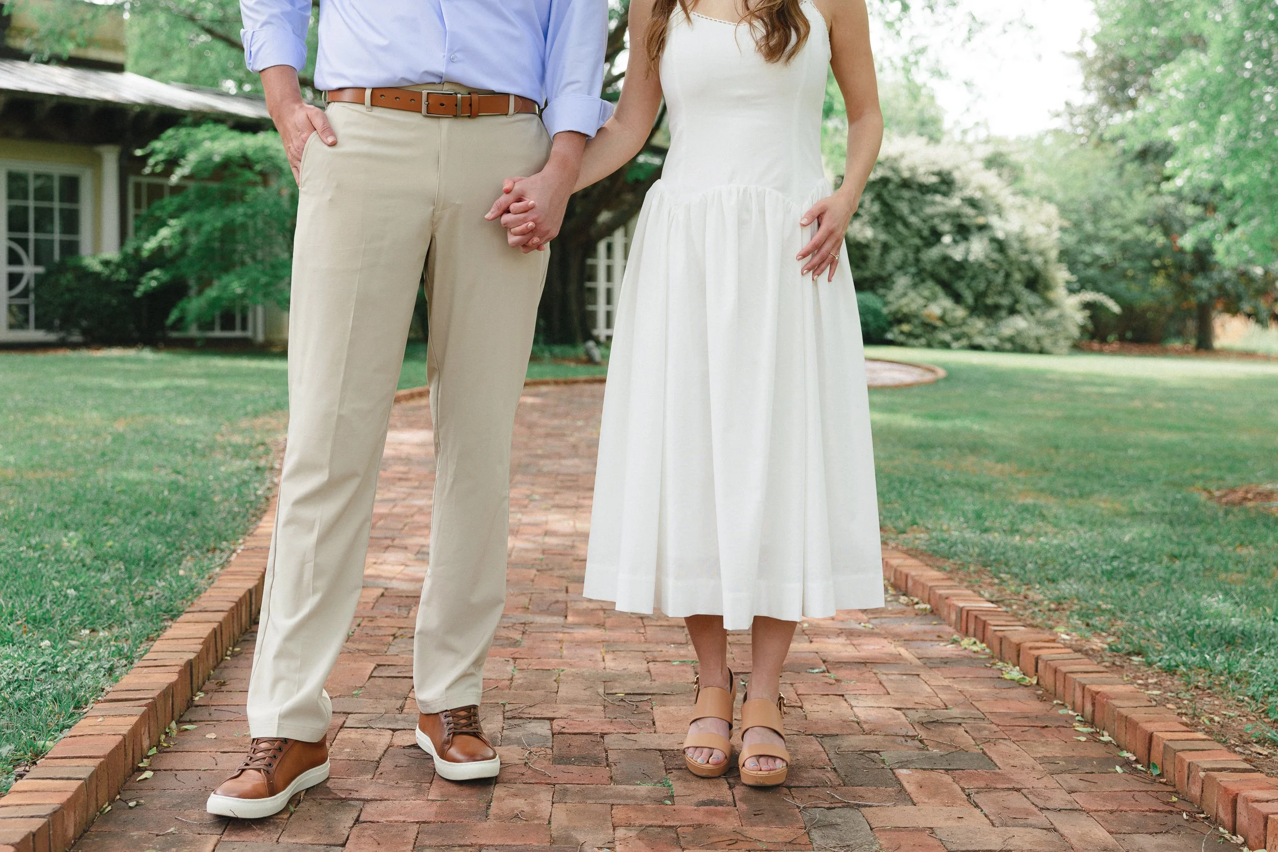 EngagementSession at Daniel Stowe Conservancy, Belmont NC by nearby wedding photographer Michael Parks, ParksPictures