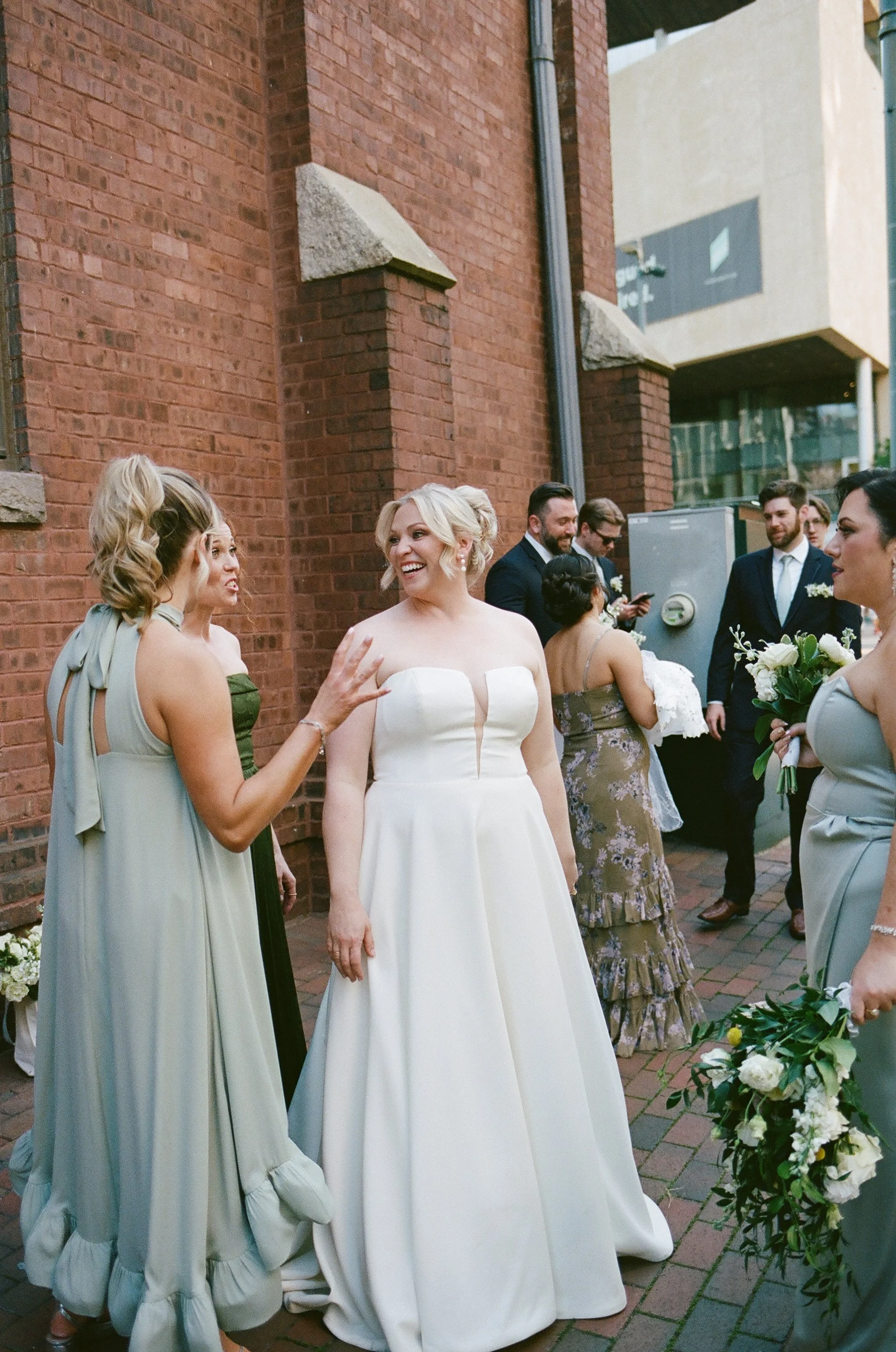 St. Peter Catholic Church The Ruth by Beau Monde Charlotte NC Film Wedding Photographer ParksPictures
