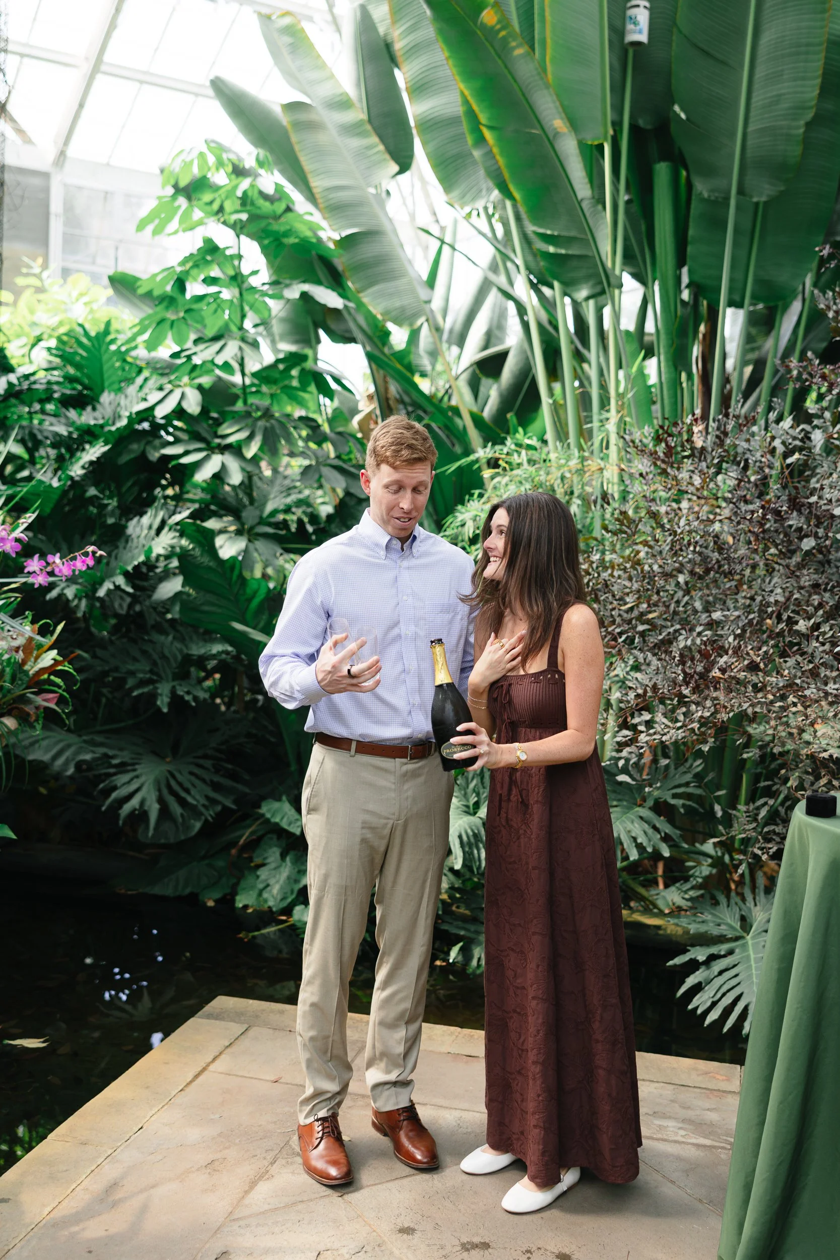 Propose at Daniel Stowe Conservancy by Charlotte Wedding Photographer ParksPictures