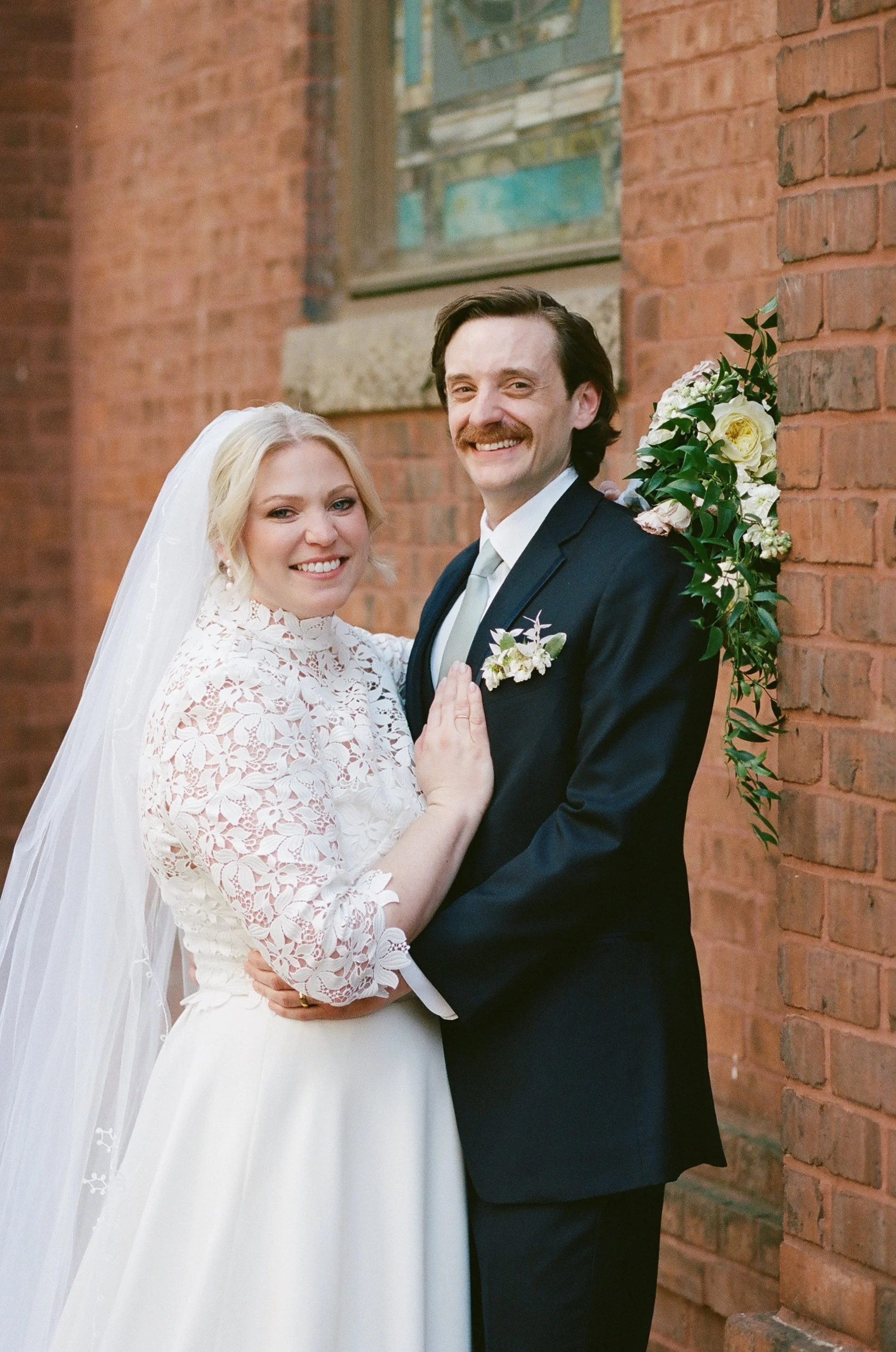 St. Peter Catholic Church The Ruth by Beau Monde Charlotte NC Film Wedding Photographer ParksPictures