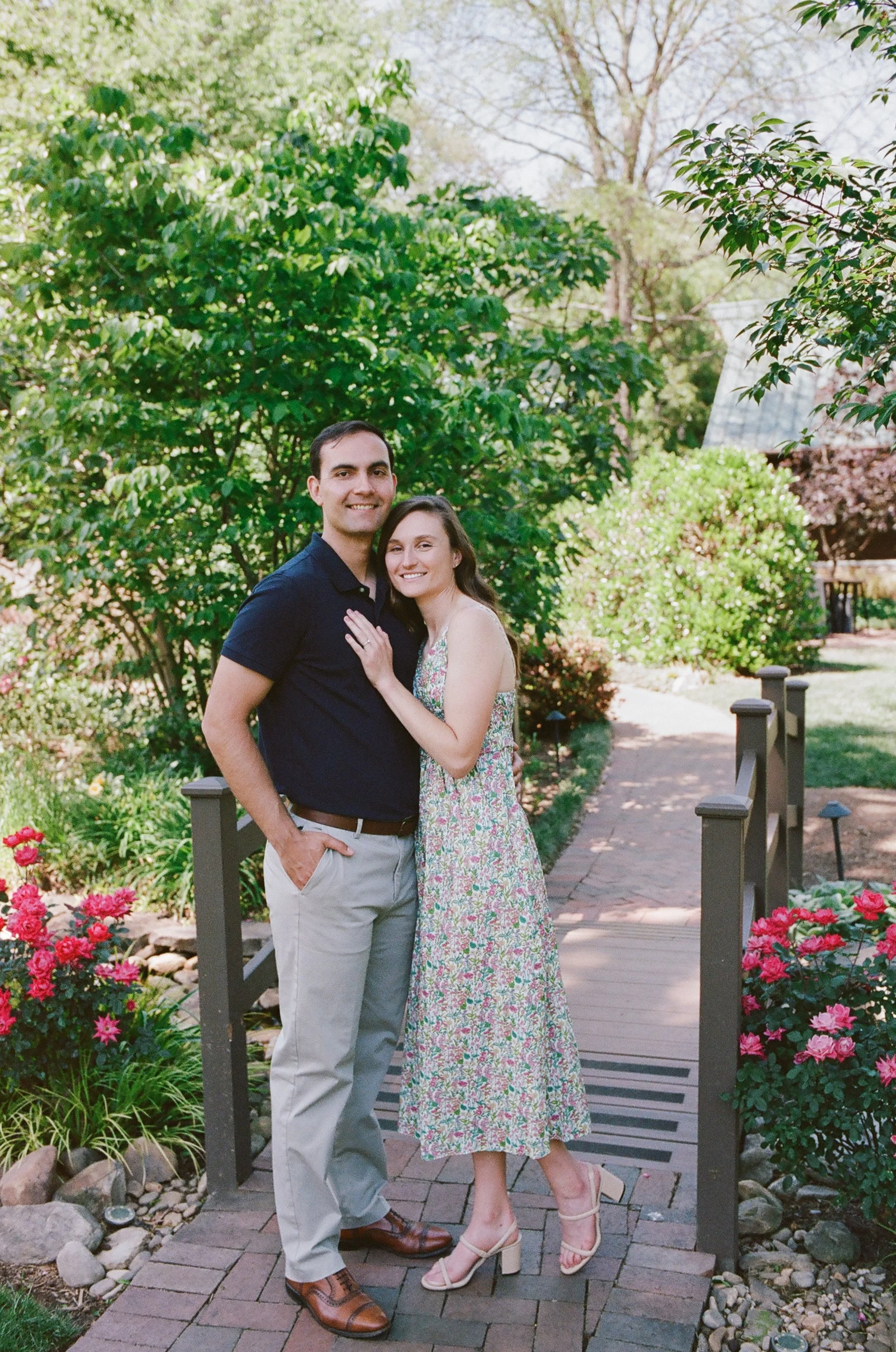 FilmEngagementPhotos_AlexanderHomestead_CharlotteNCWeddingPhotographerNearby_ParksPictures
