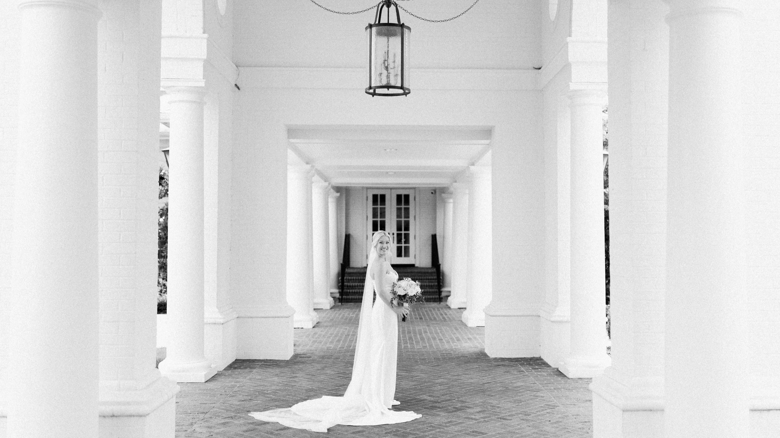 Bridal Portrait at Quail Hollow Club