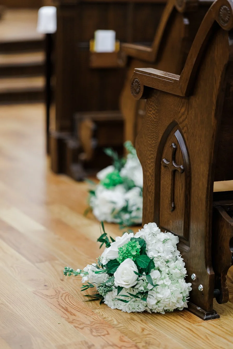 Charlotte Wedding Photographer at Saint Peter Catholic Church Uptown Charlotte NC ParksPictures