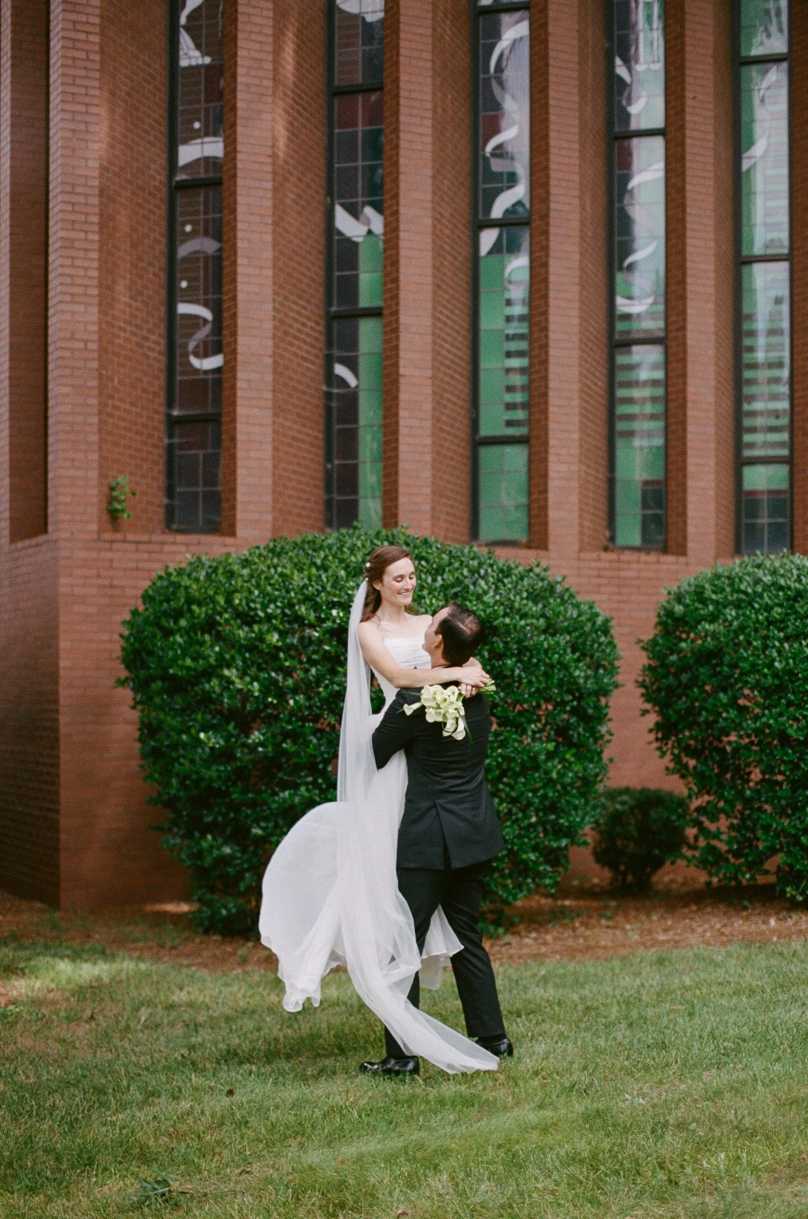 FilmCatholicWeddingPhotographer SaintGabrielCatholicChurch AlexanderHomestead Charlotte NC