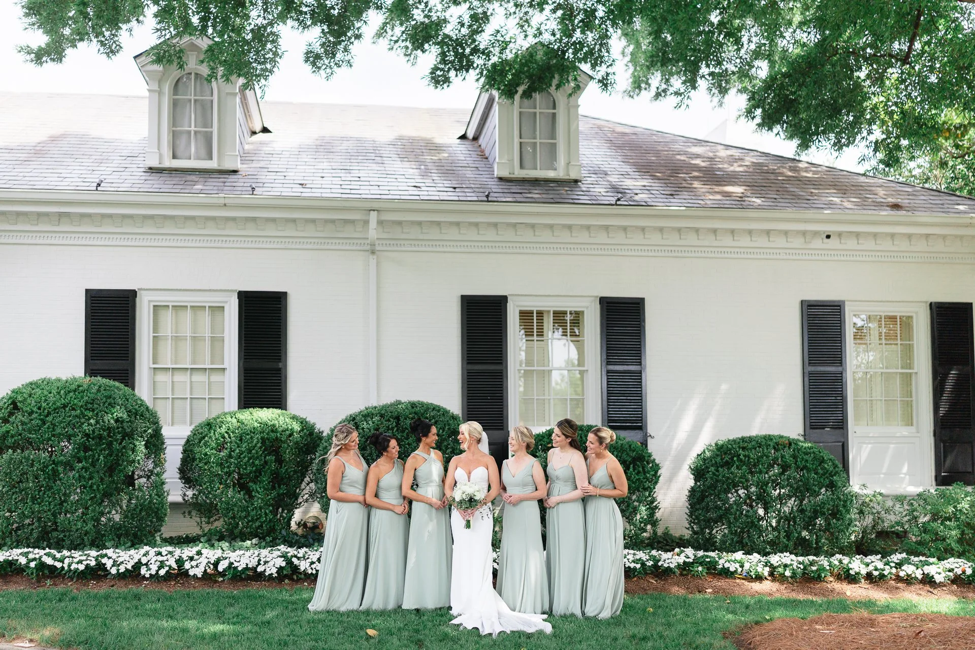 Quail Hollow Club wedding on golf course by best Charlotte Wedding Photographer ParksPictures