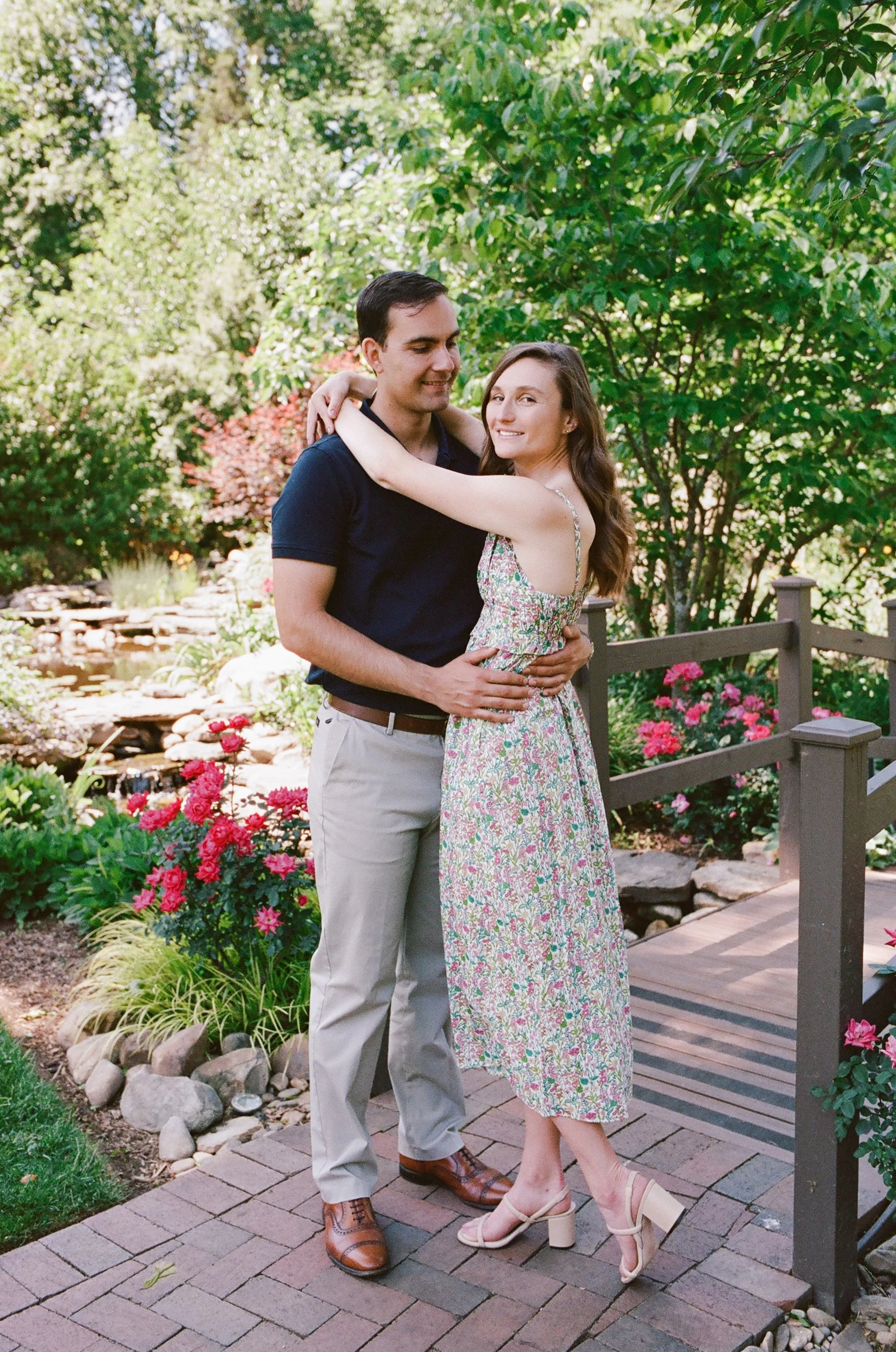 FilmEngagementPhotos_AlexanderHomestead_CharlotteNCWeddingPhotographerNearby_ParksPictures
