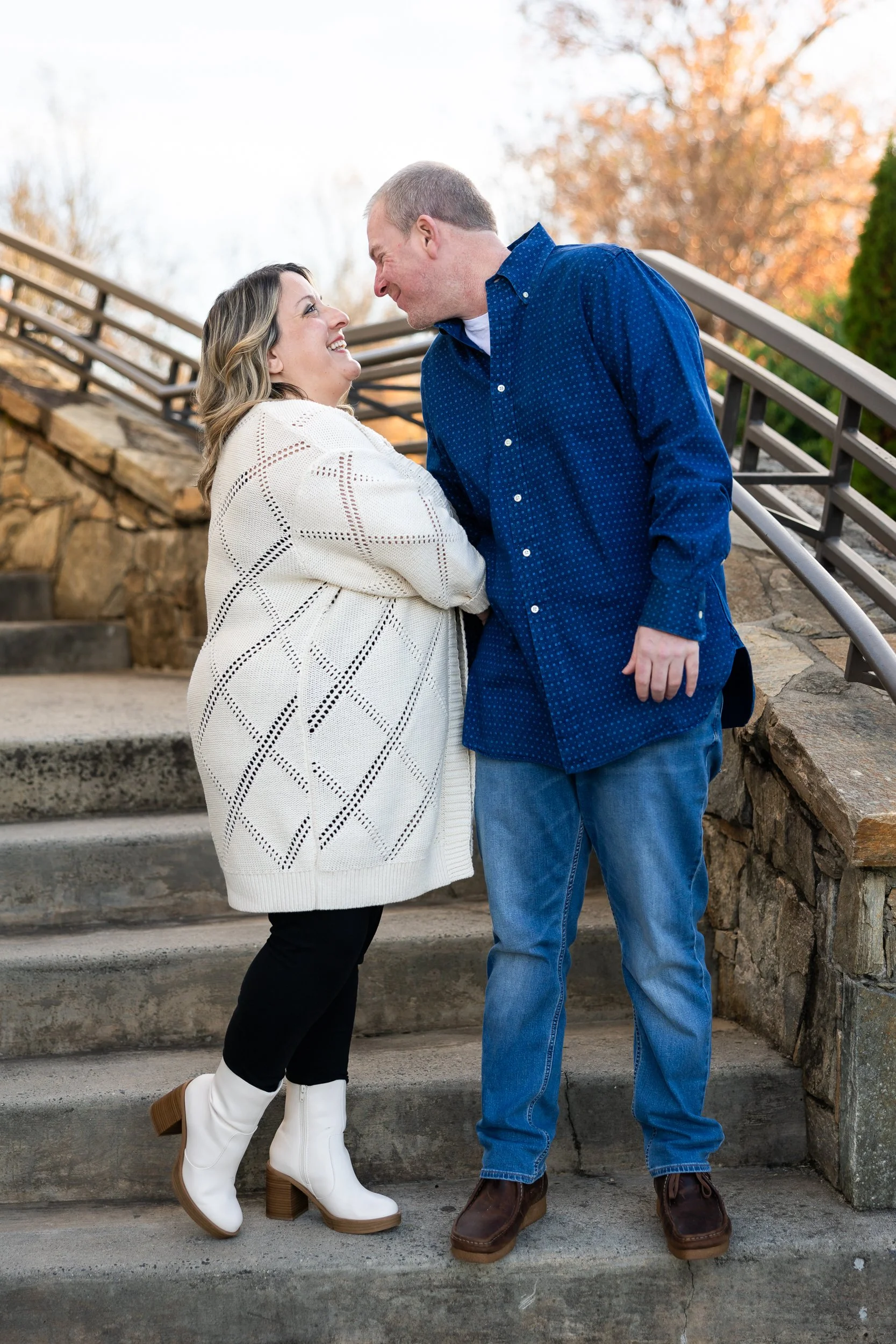 Engagement Pictures at Pine Island Country Club in Charlotte NC by Charlotte Wedding Photographer Michael Parks