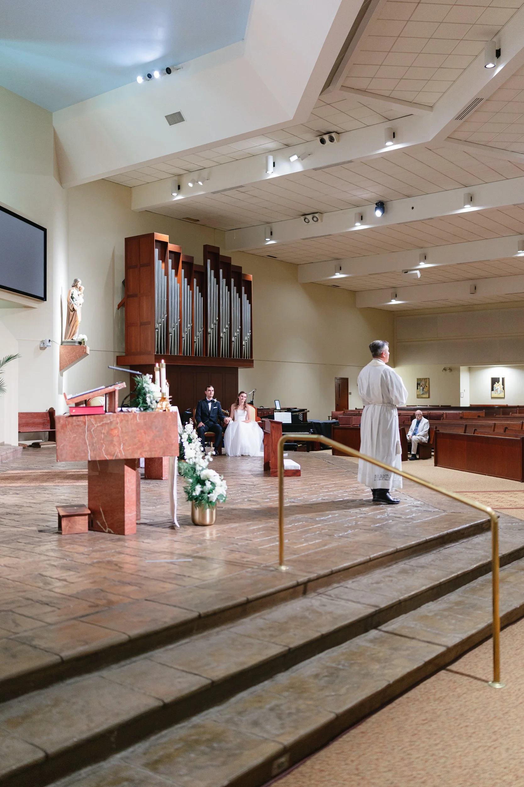 FilmCatholicWeddingPhotographer SaintGabrielCatholicChurch AlexanderHomestead Charlotte NC