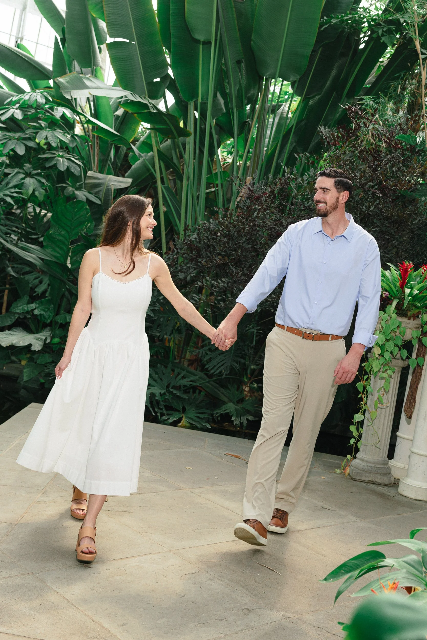 EngagementSession at Daniel Stowe Conservancy, Belmont NC by nearby wedding photographer Michael Parks, ParksPictures