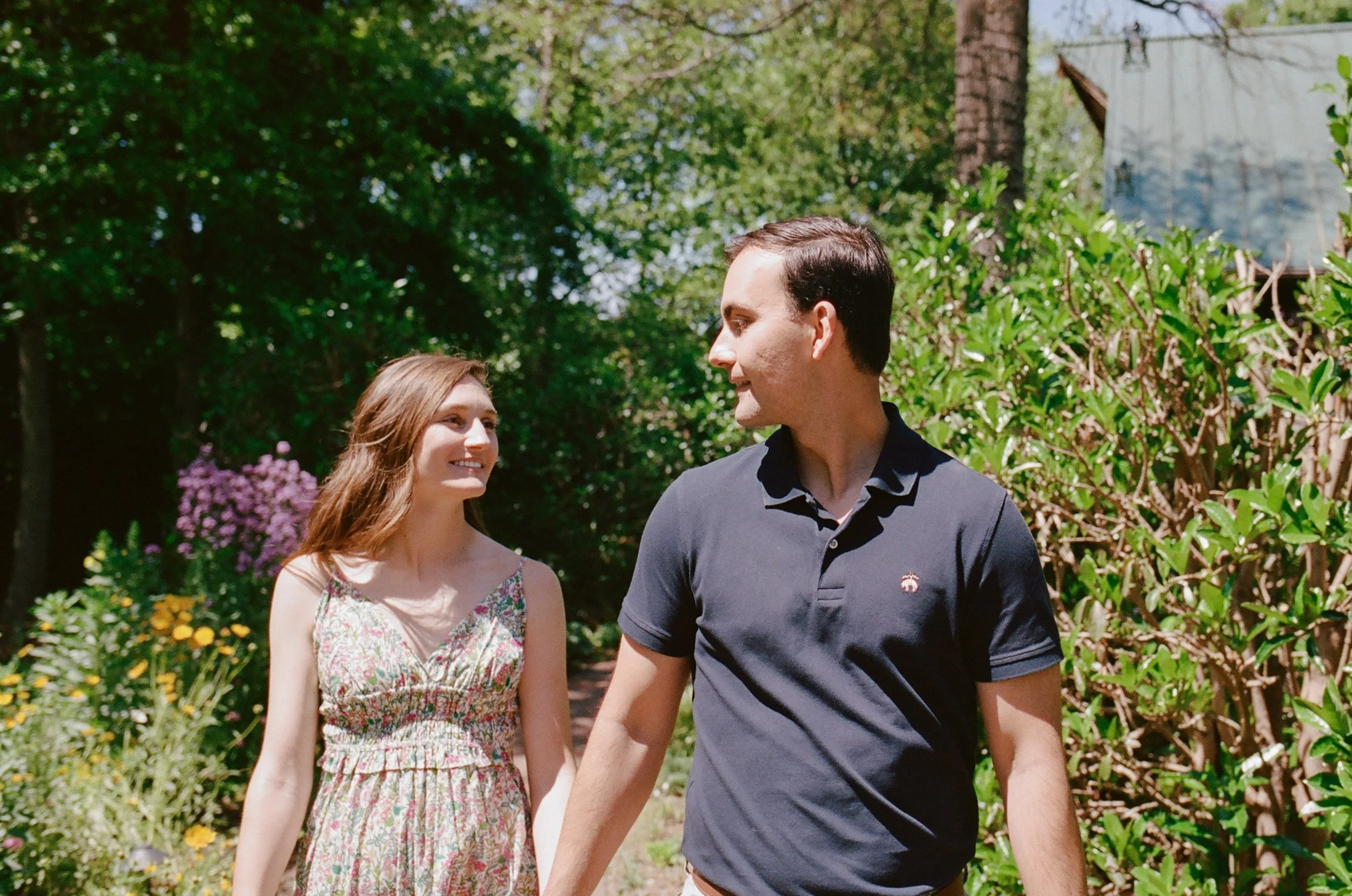FilmEngagementPhotos_AlexanderHomestead_CharlotteNCWeddingPhotographerNearby_ParksPictures