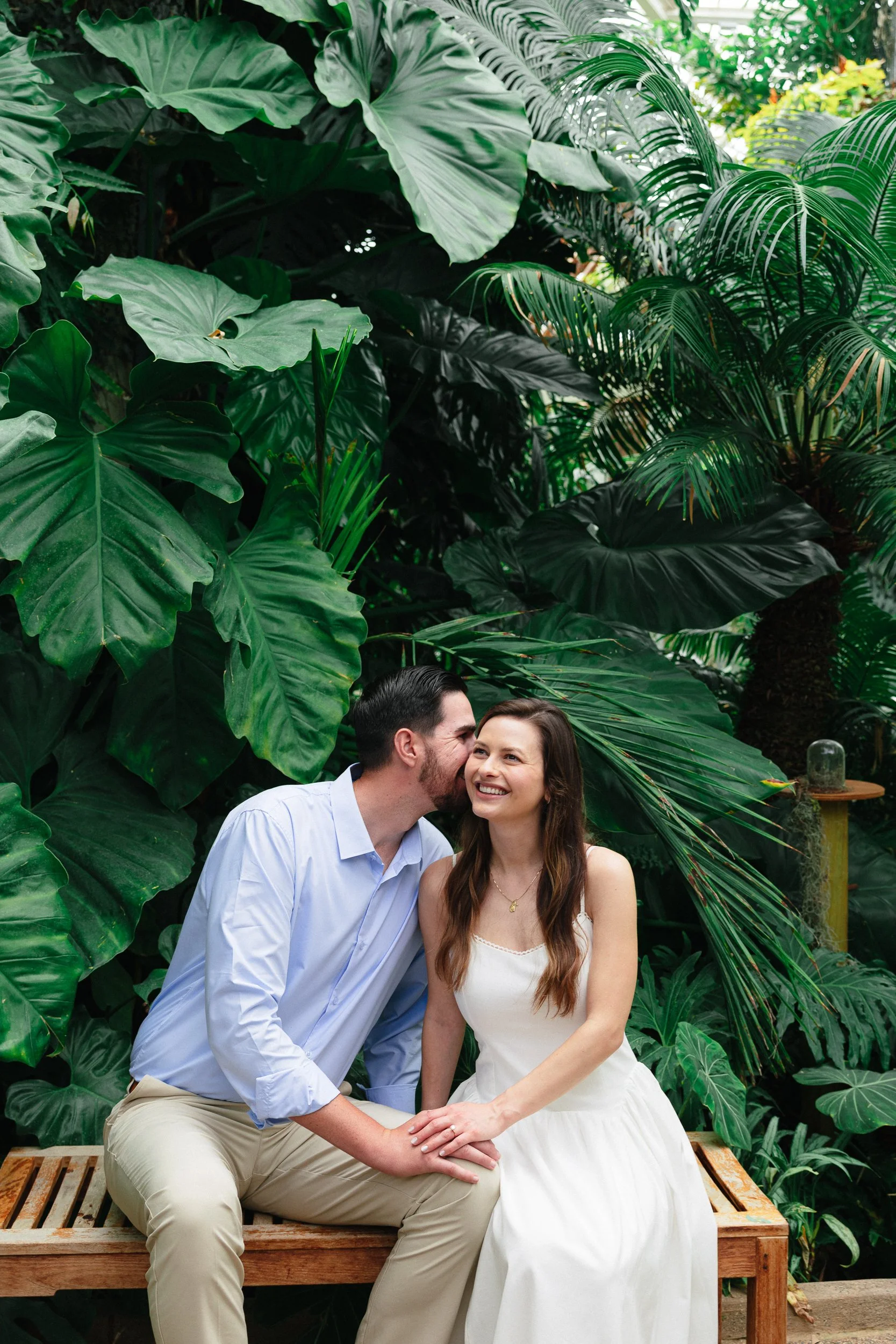EngagementSession at Daniel Stowe Conservancy, Belmont NC by nearby wedding photographer Michael Parks, ParksPictures
