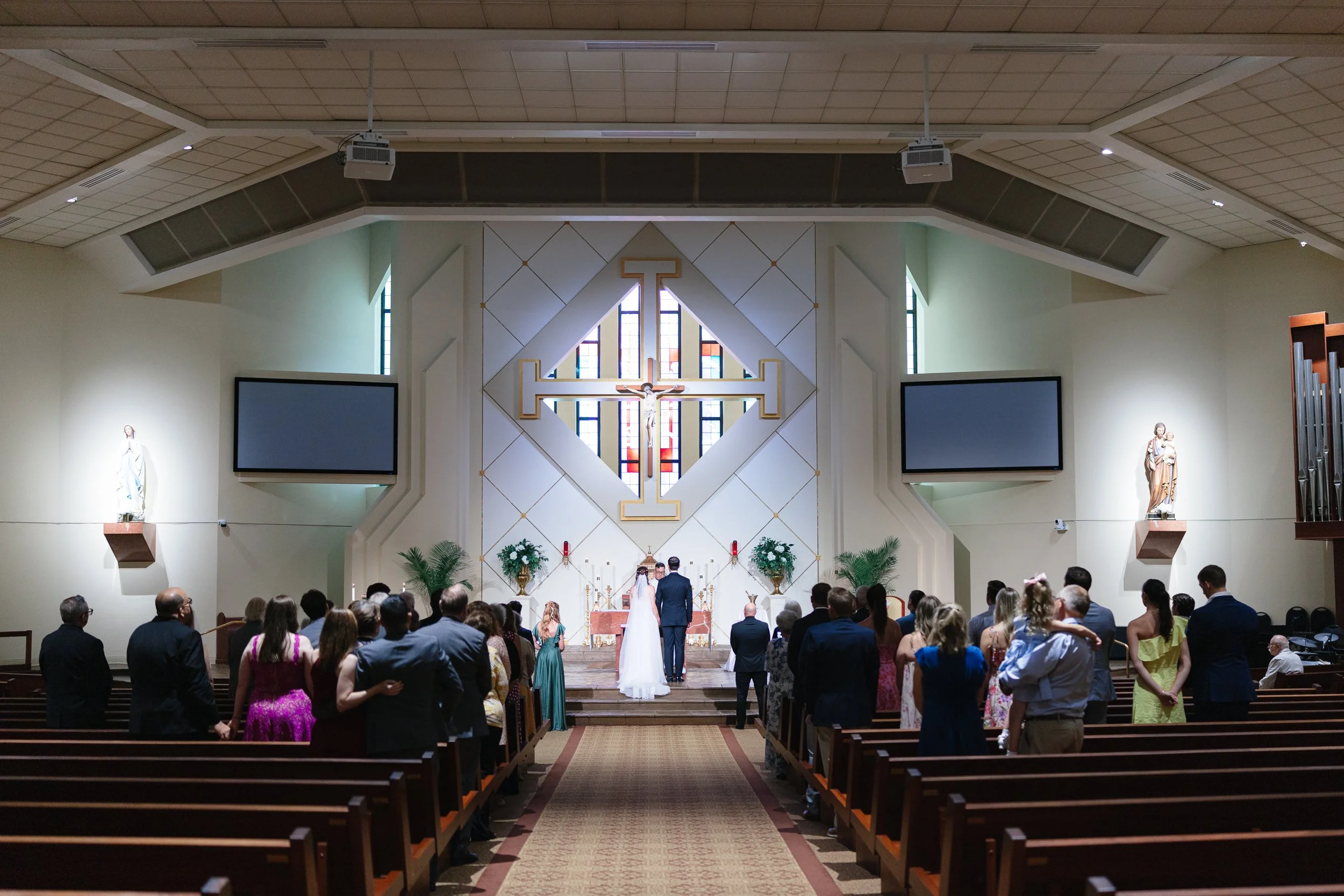 FilmCatholicWeddingPhotographer SaintGabrielCatholicChurch AlexanderHomestead Charlotte NC