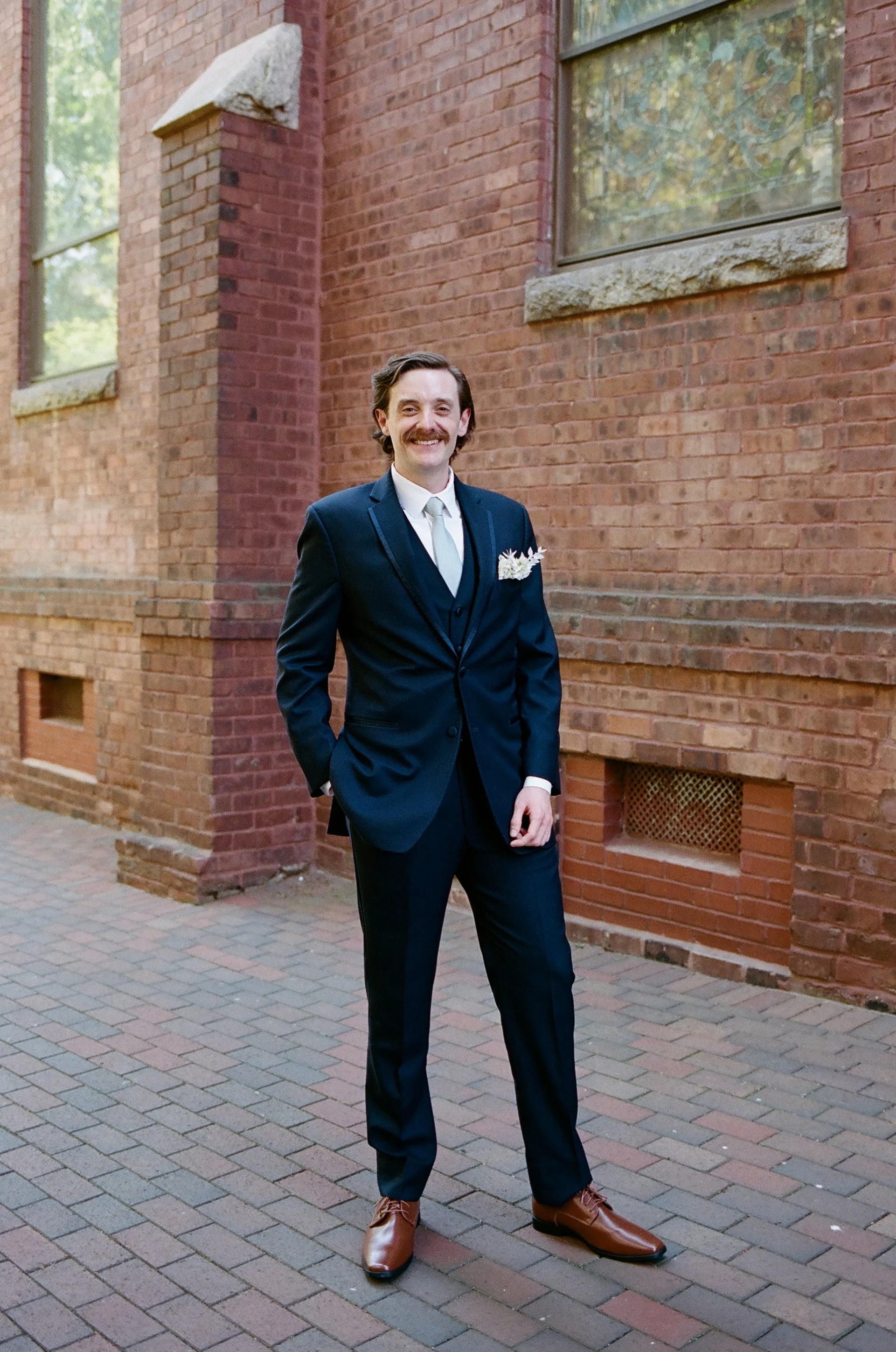 St. Peter Catholic Church The Ruth by Beau Monde Charlotte NC Film Wedding Photographer ParksPictures
