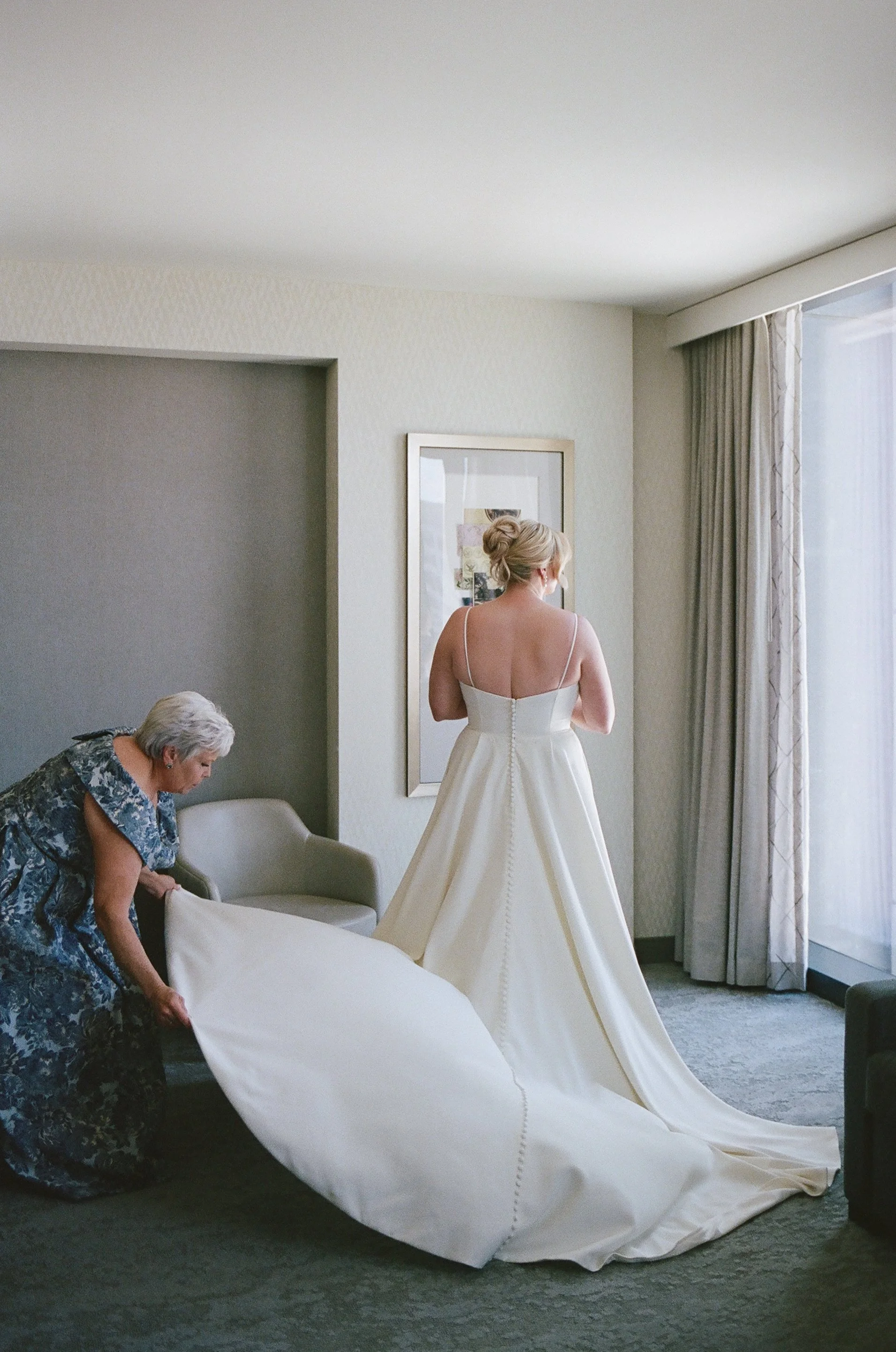 St. Peter Catholic Church The Ruth by Beau Monde Charlotte NC Film Wedding Photographer ParksPictures
