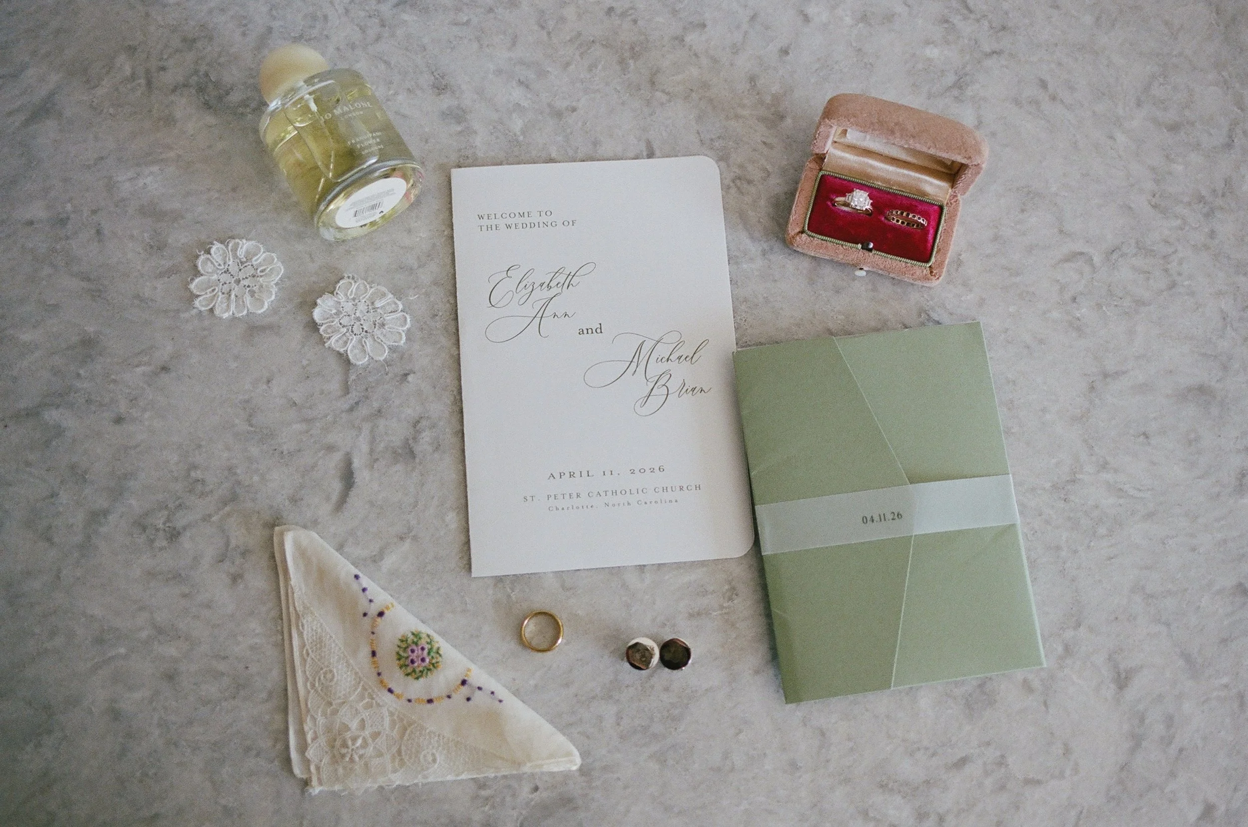 St. Peter Catholic Church The Ruth by Beau Monde Charlotte NC Film Wedding Photographer ParksPictures