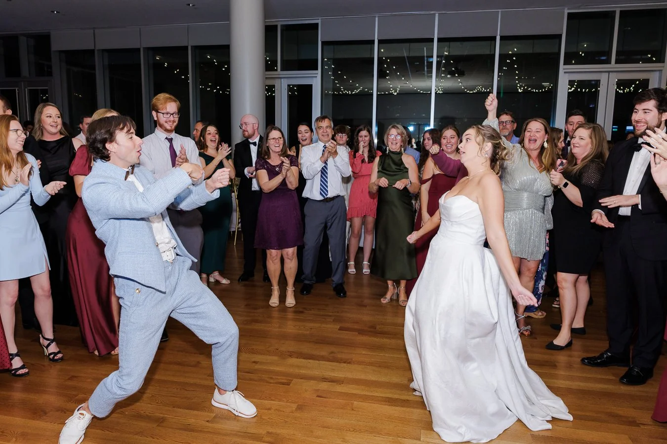 Wedding at Mint Museum Uptown after St. Peter Catholic Church wedding by Charlotte wedding photographer Michael Parks, ParksPictures