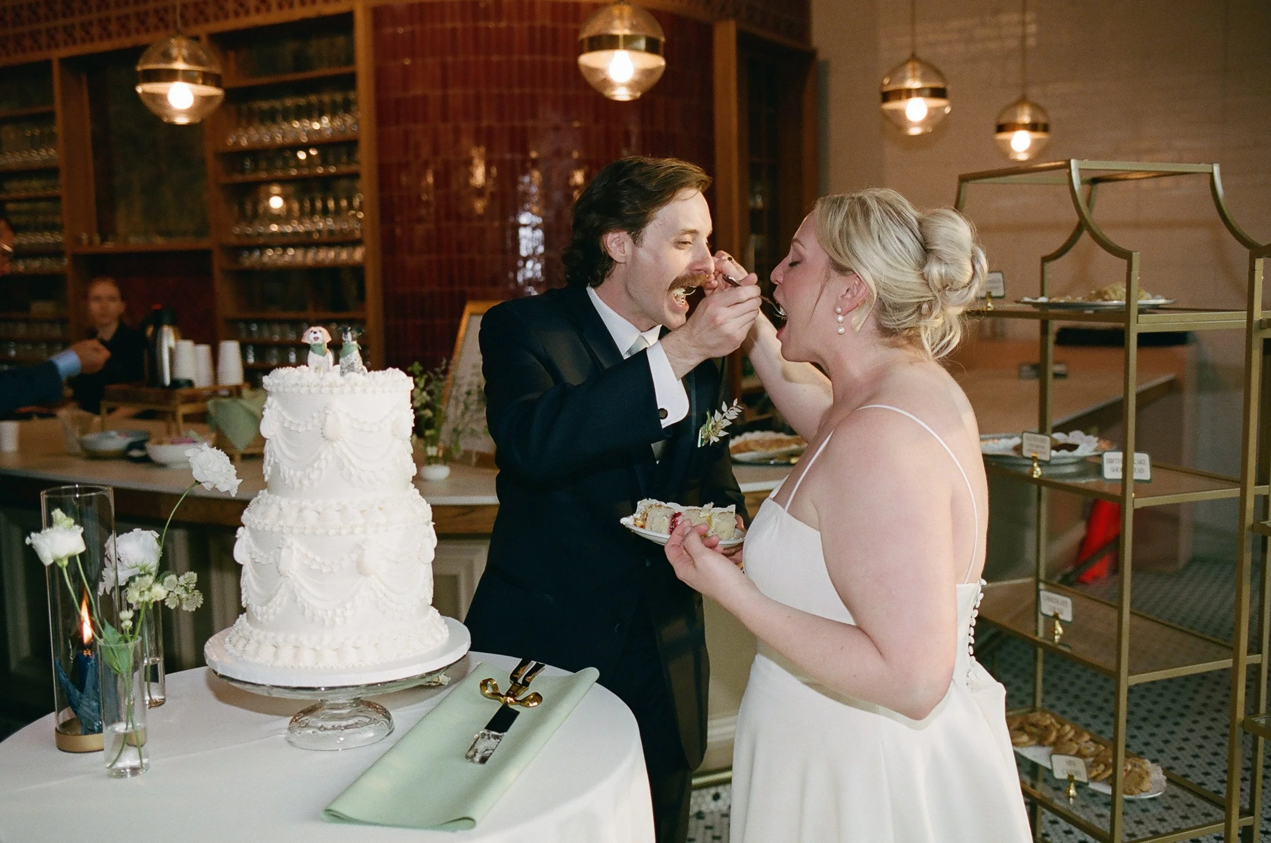 St. Peter Catholic Church The Ruth by Beau Monde Charlotte NC Film Wedding Photographer ParksPictures