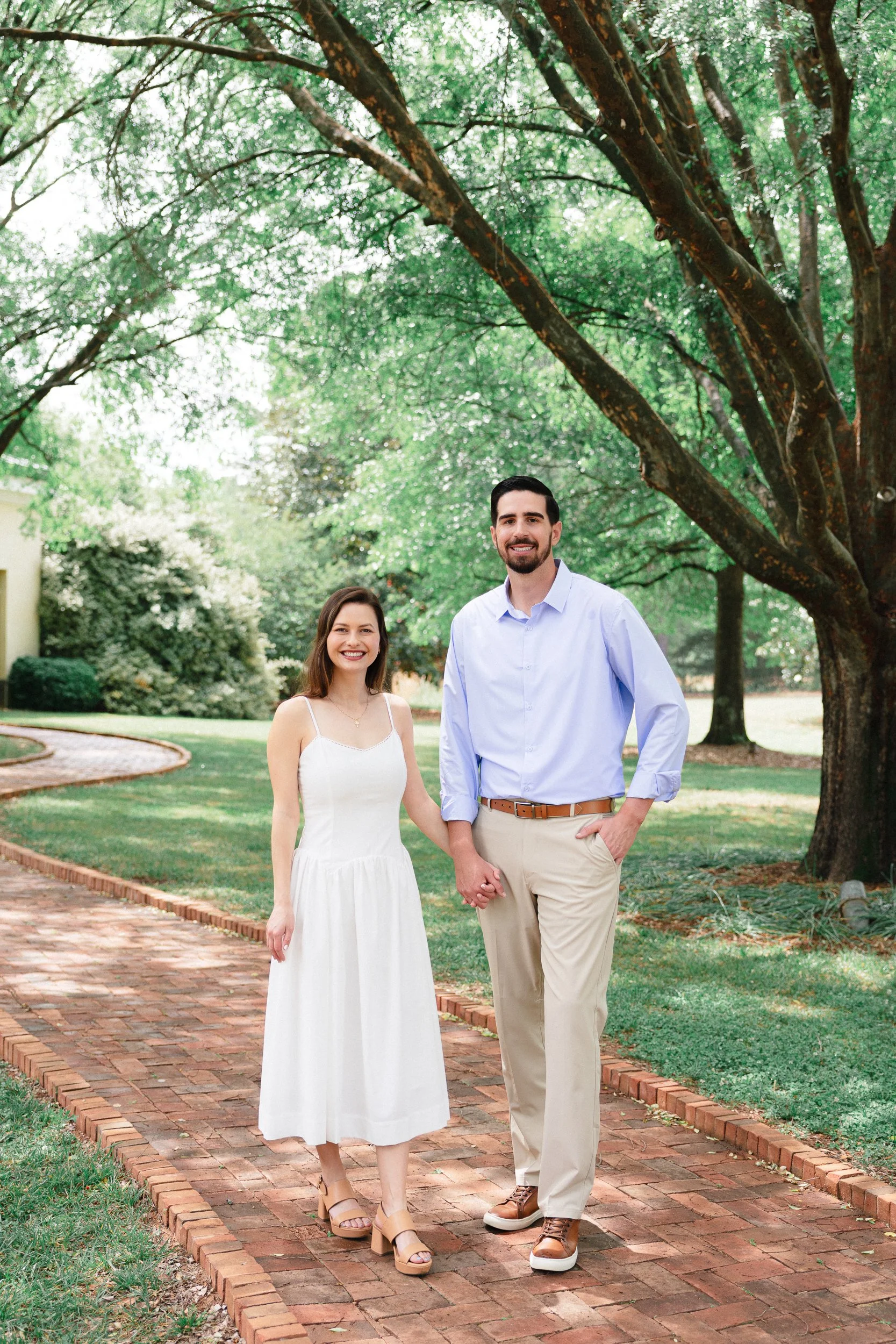 EngagementSession at Daniel Stowe Conservancy, Belmont NC by nearby wedding photographer Michael Parks, ParksPictures
