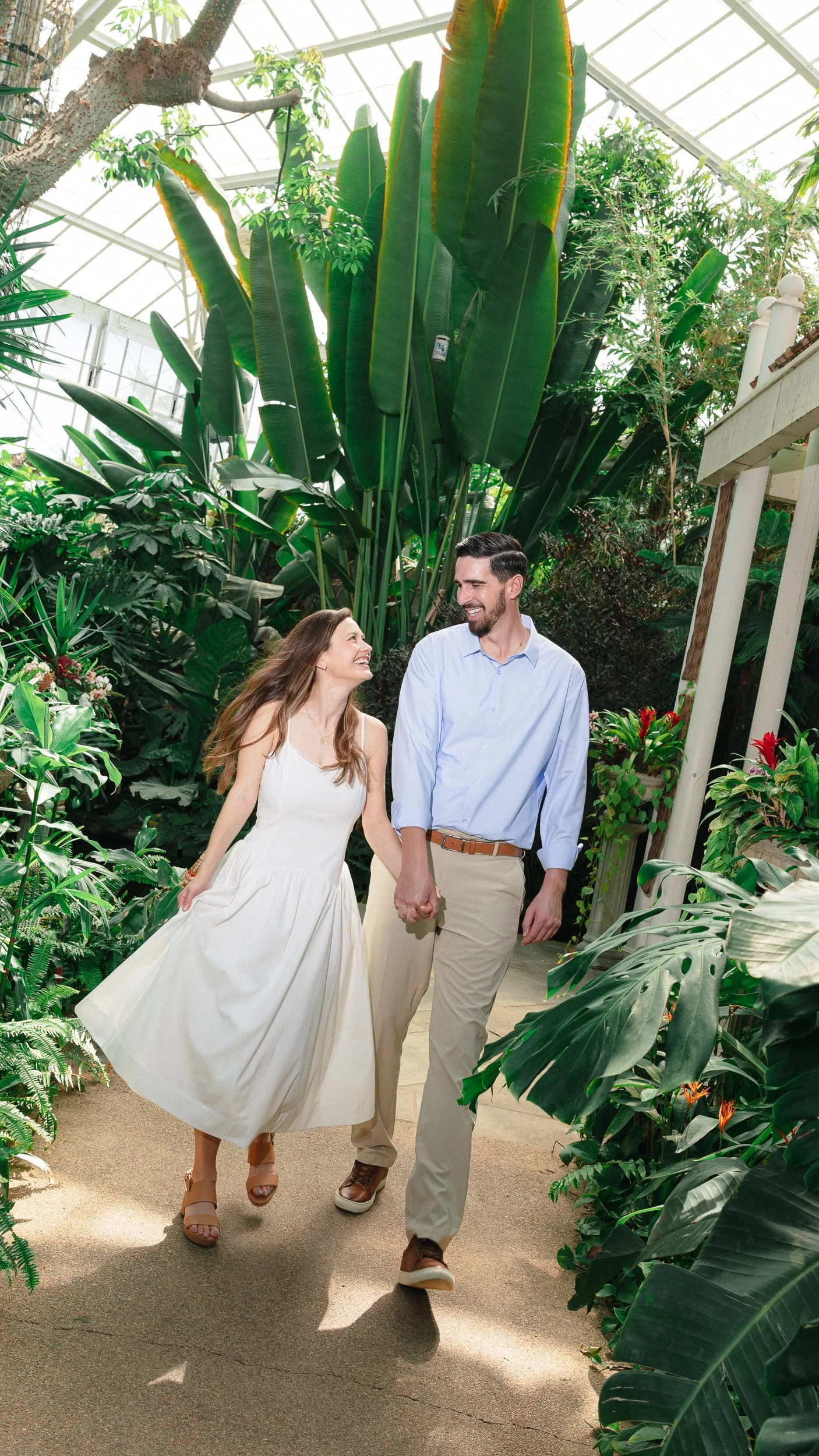 EngagementSession at Daniel Stowe Conservancy, Belmont NC by nearby wedding photographer Michael Parks, ParksPictures