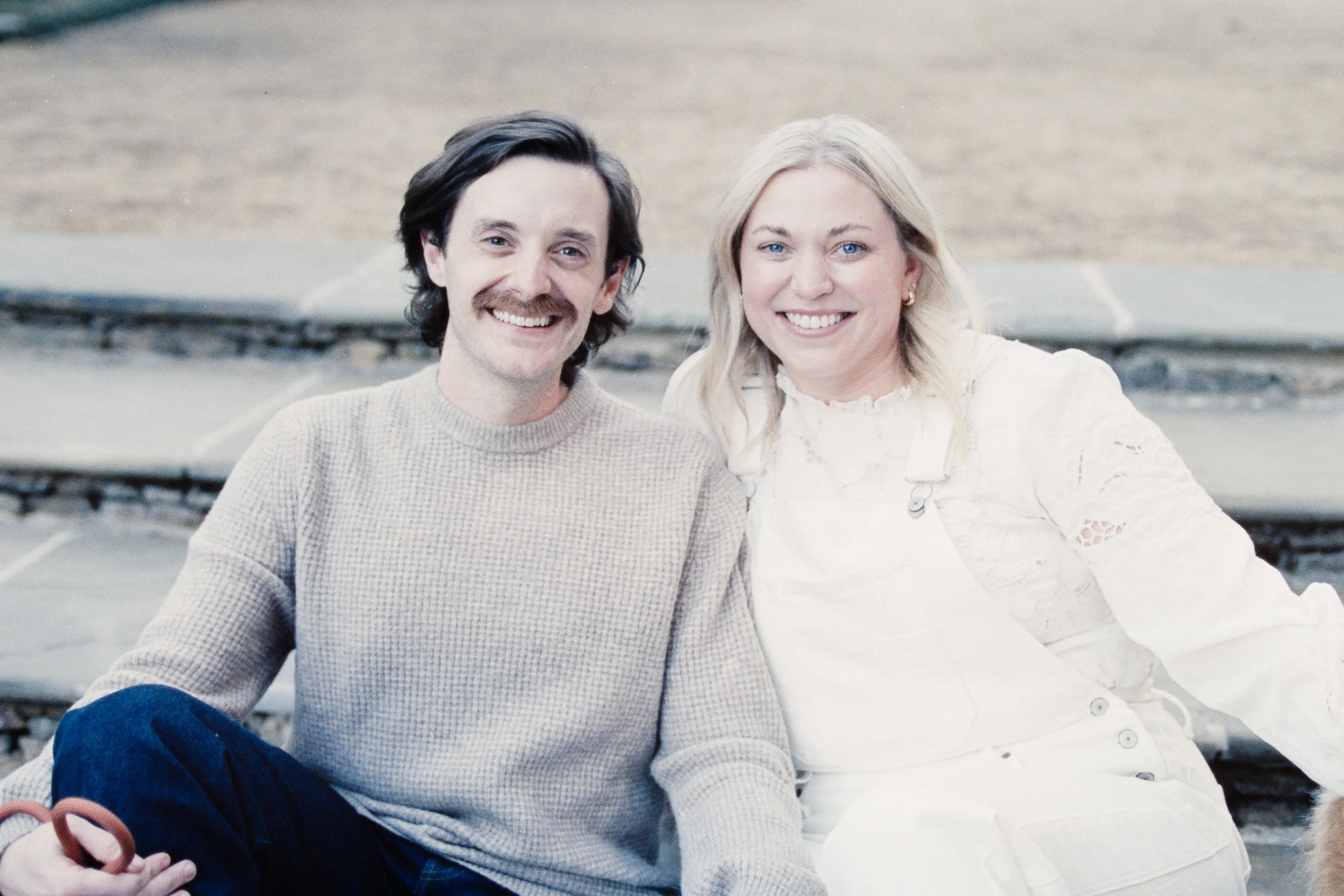 Film Engagement Photos on The Green Uptown Charlotte St Peter Catholic Church