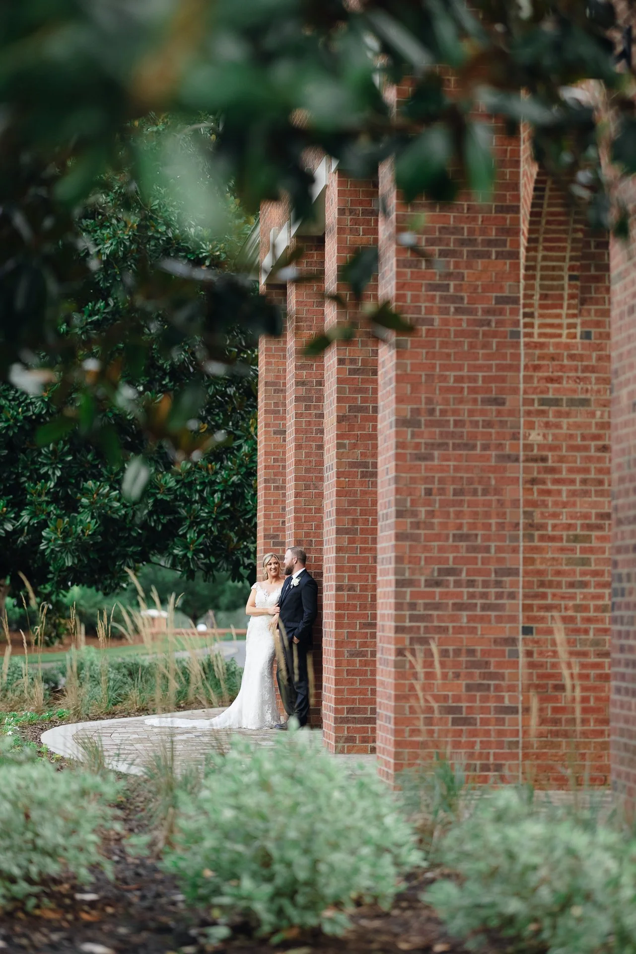 Timeless Bride and groom photos at Carmel Country Club wedding on golf course by best Charlotte Wedding Photographer ParksPictures