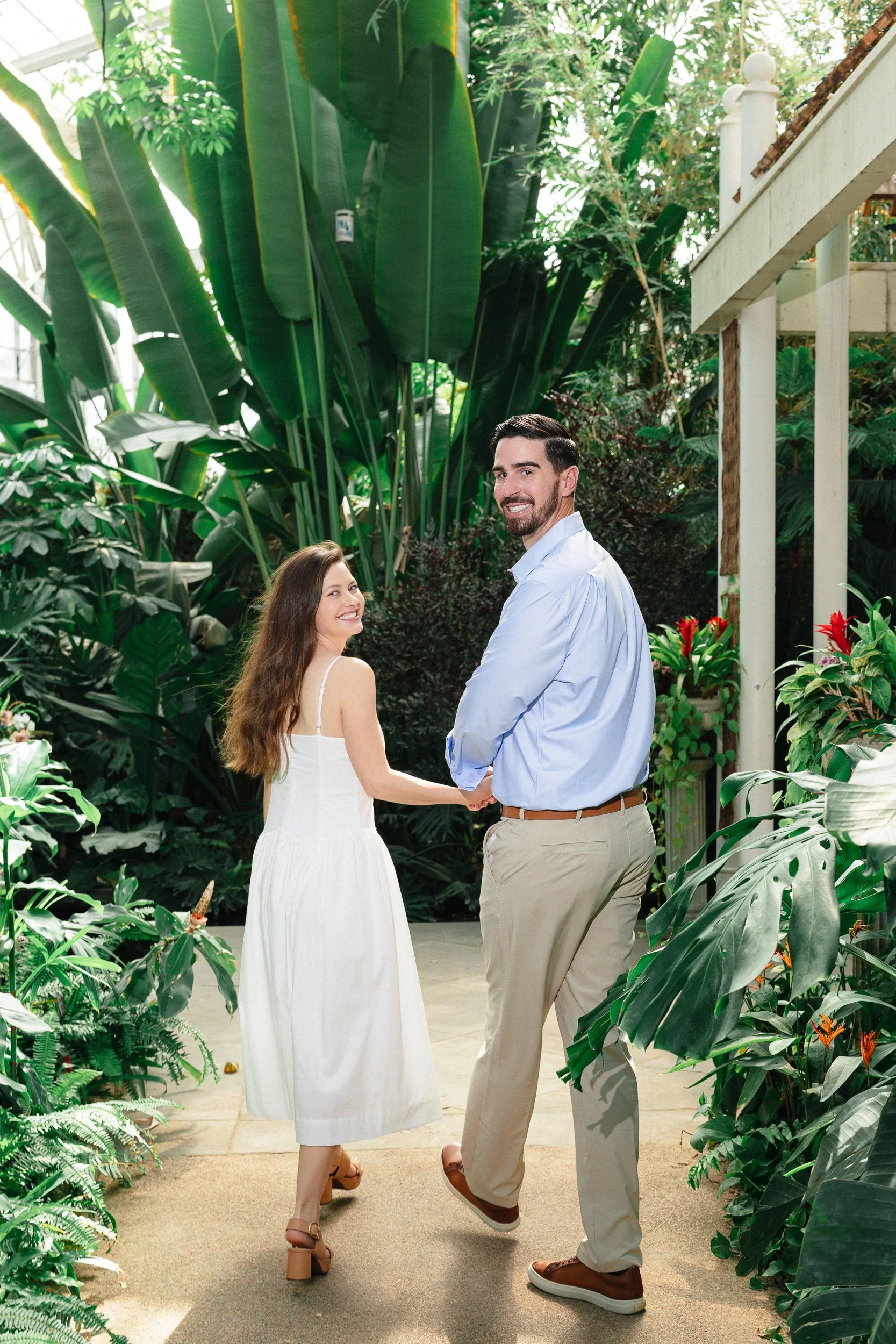 EngagementSession at Daniel Stowe Conservancy, Belmont NC by nearby wedding photographer Michael Parks, ParksPictures