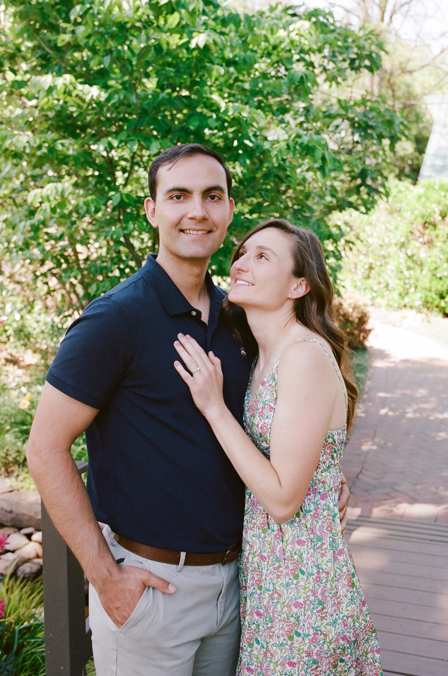 FilmEngagementPhotos_AlexanderHomestead_CharlotteNCWeddingPhotographerNearby_ParksPictures