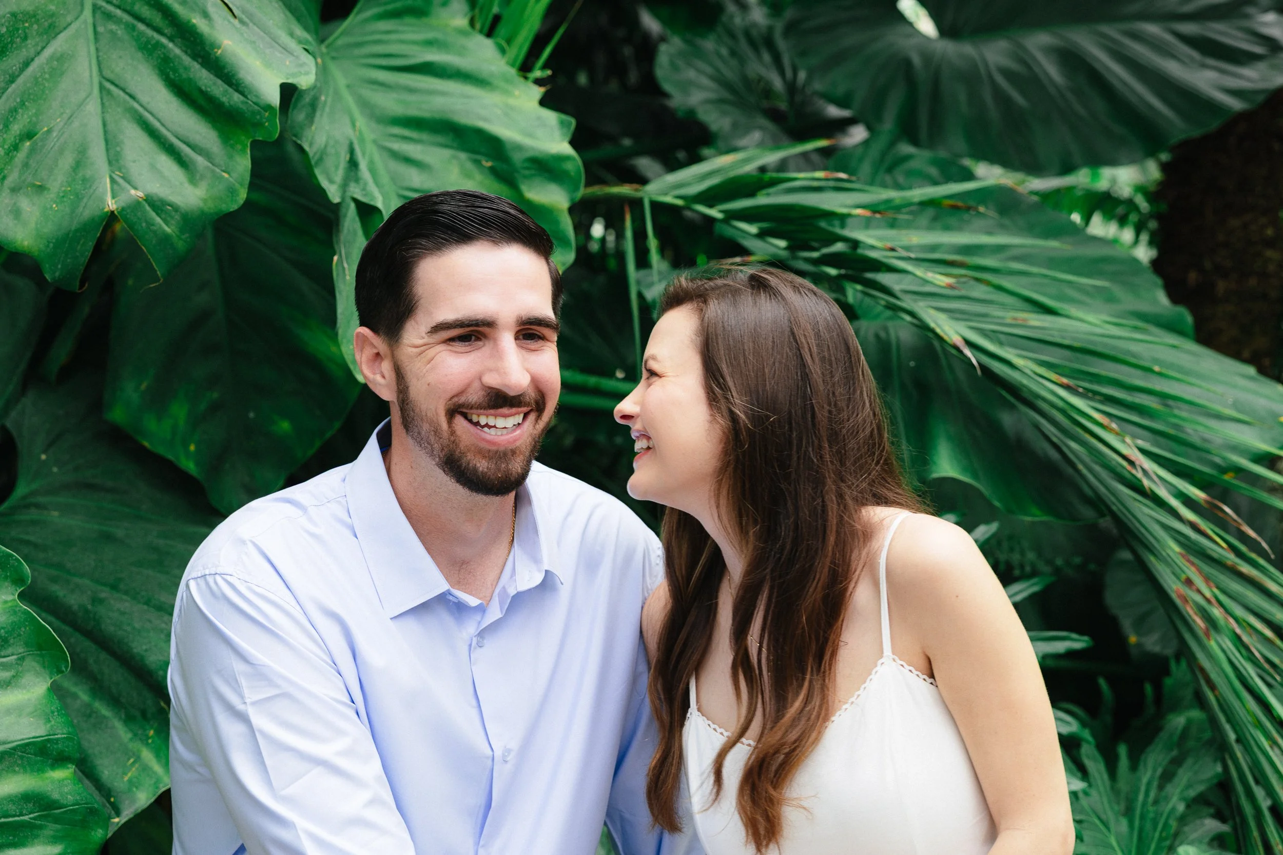 EngagementSession at Daniel Stowe Conservancy, Belmont NC by nearby wedding photographer Michael Parks, ParksPictures