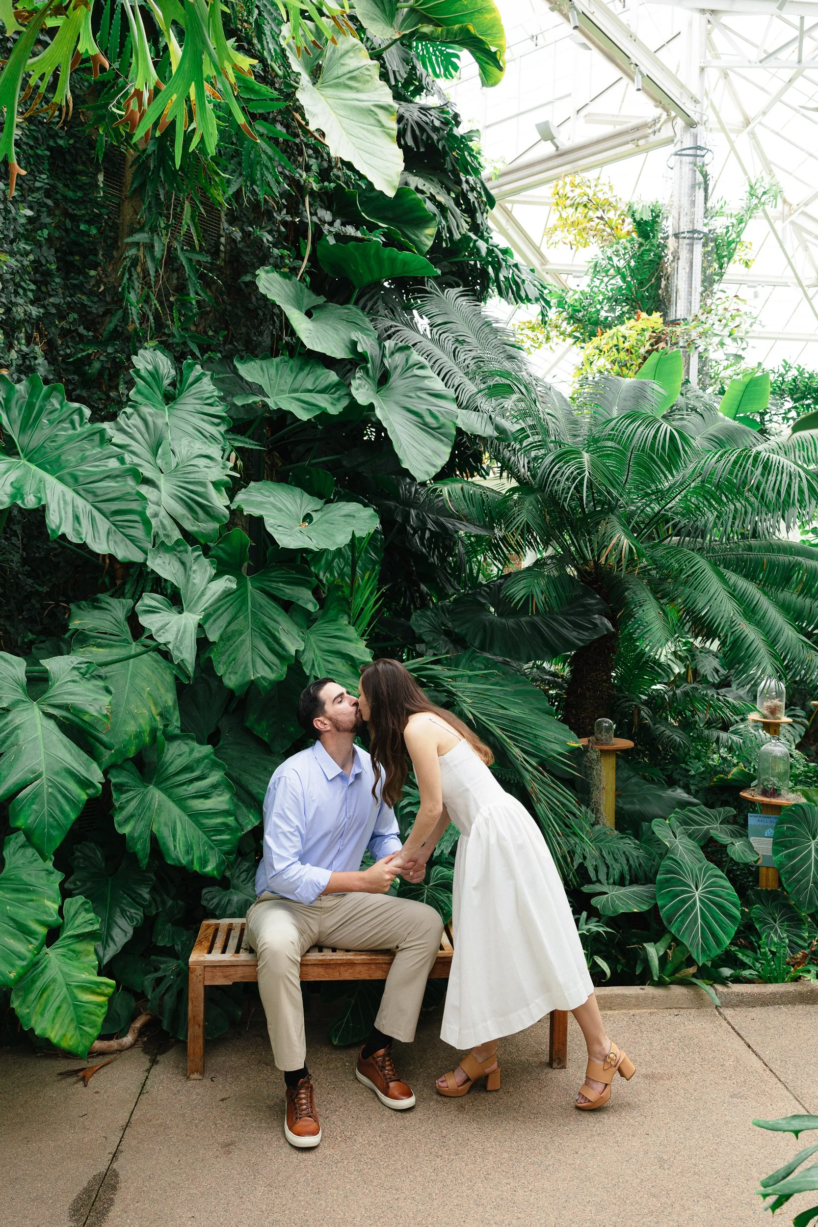 EngagementSession at Daniel Stowe Conservancy, Belmont NC by nearby wedding photographer Michael Parks, ParksPictures