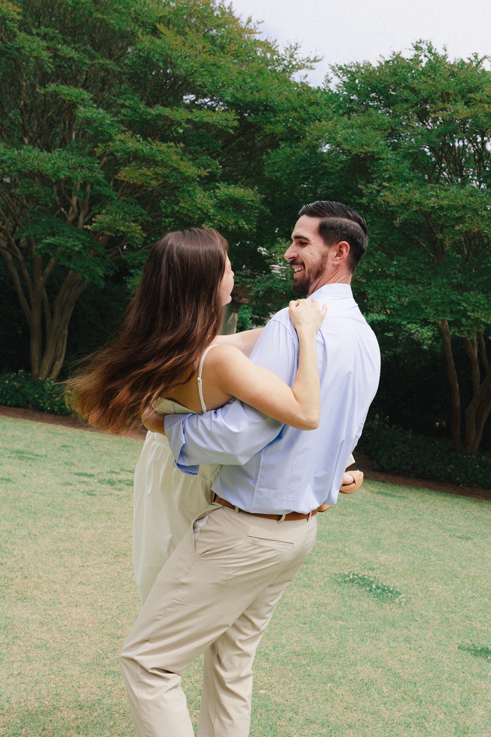 EngagementSession at Daniel Stowe Conservancy, Belmont NC by nearby wedding photographer Michael Parks, ParksPictures
