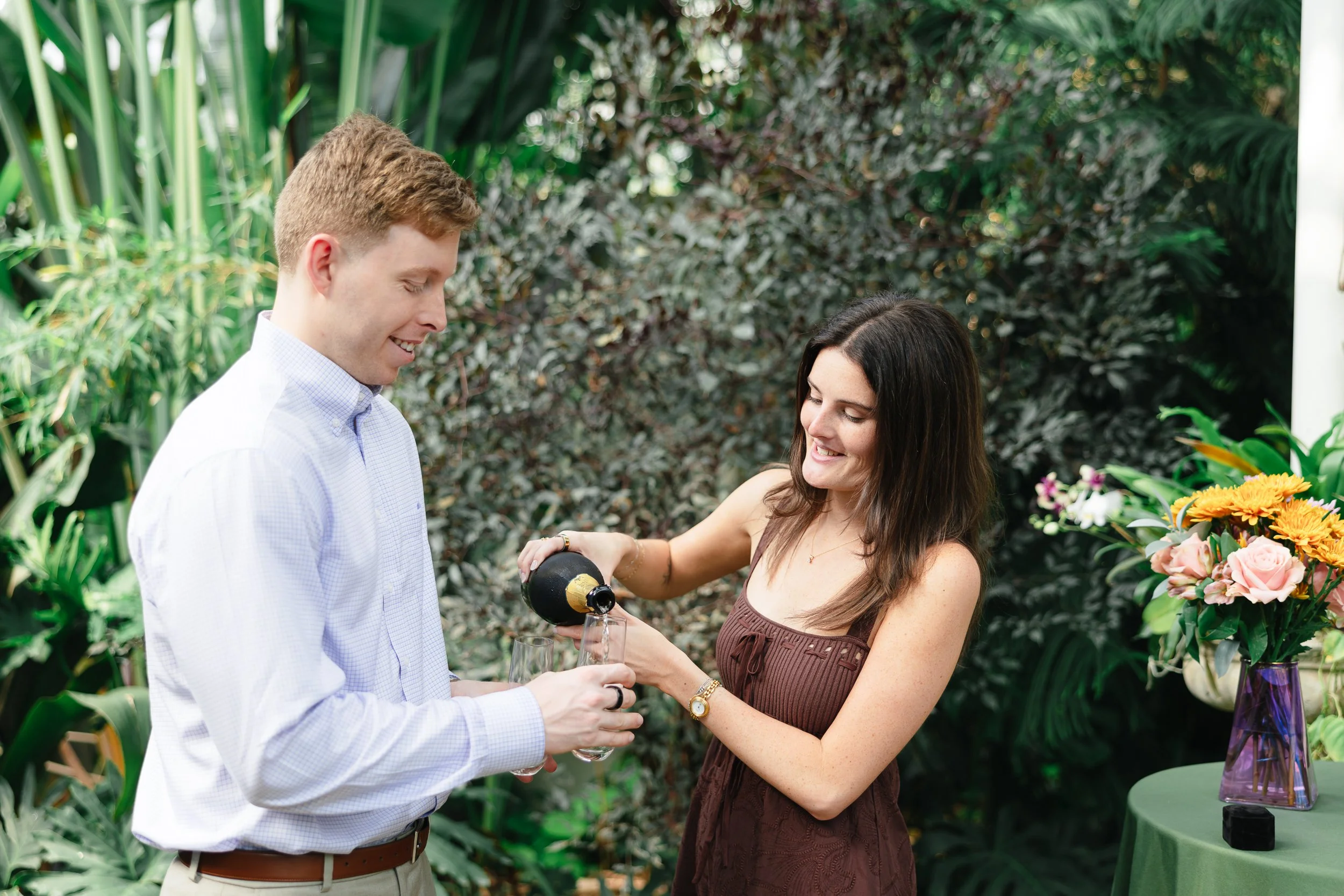 Propose at Daniel Stowe Conservancy by Charlotte Wedding Photographer ParksPictures