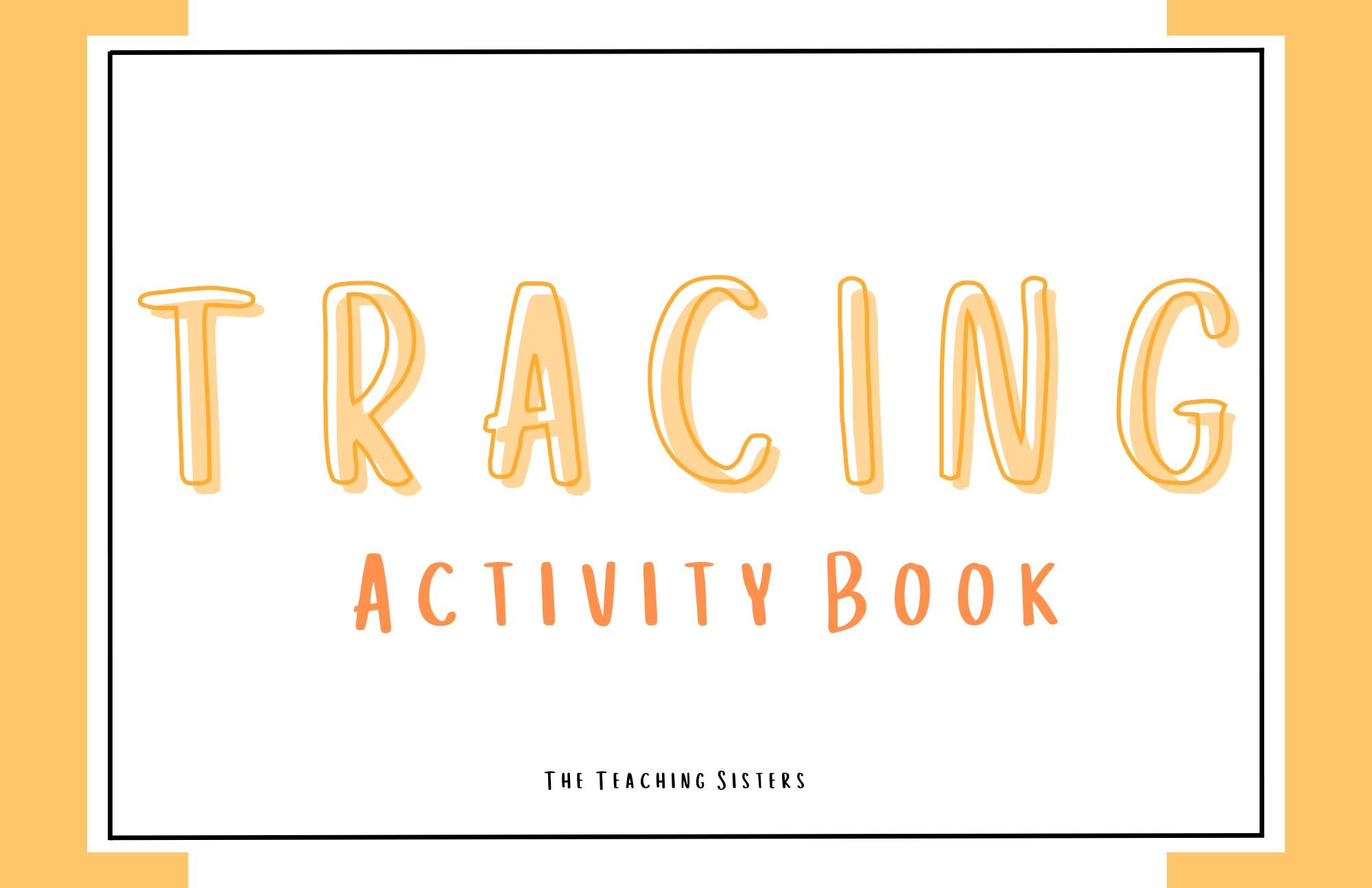 Tracing Activity Book Digital Download