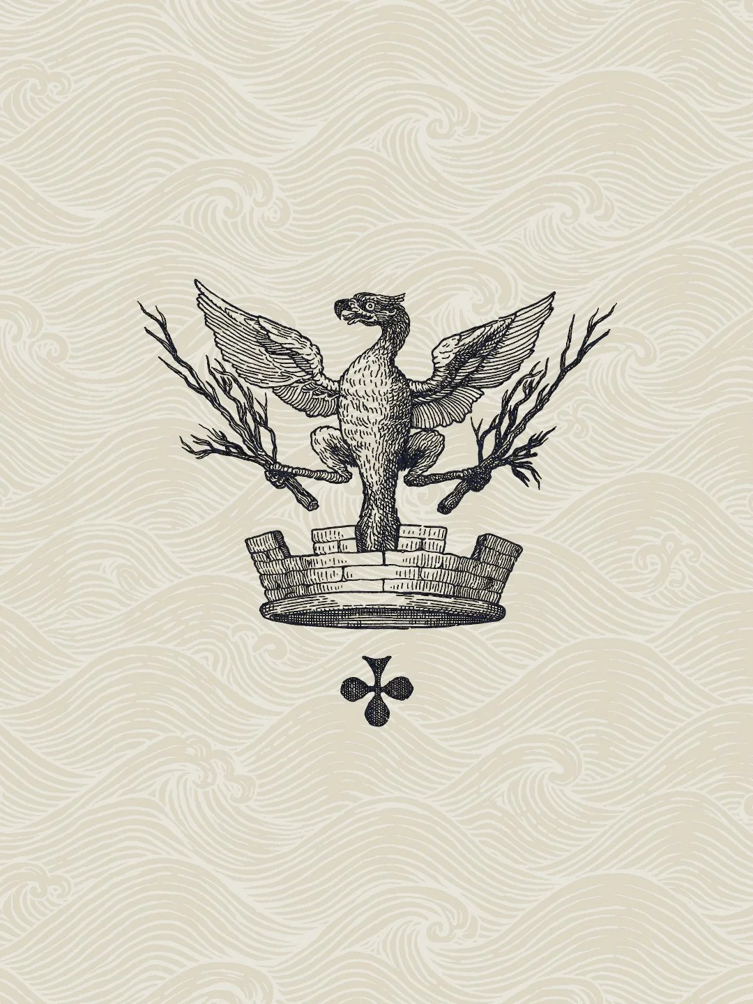 Insight Editions - 'Six of Crows, A Darker Shore', by Leigh Bardugo, interior etching illustration